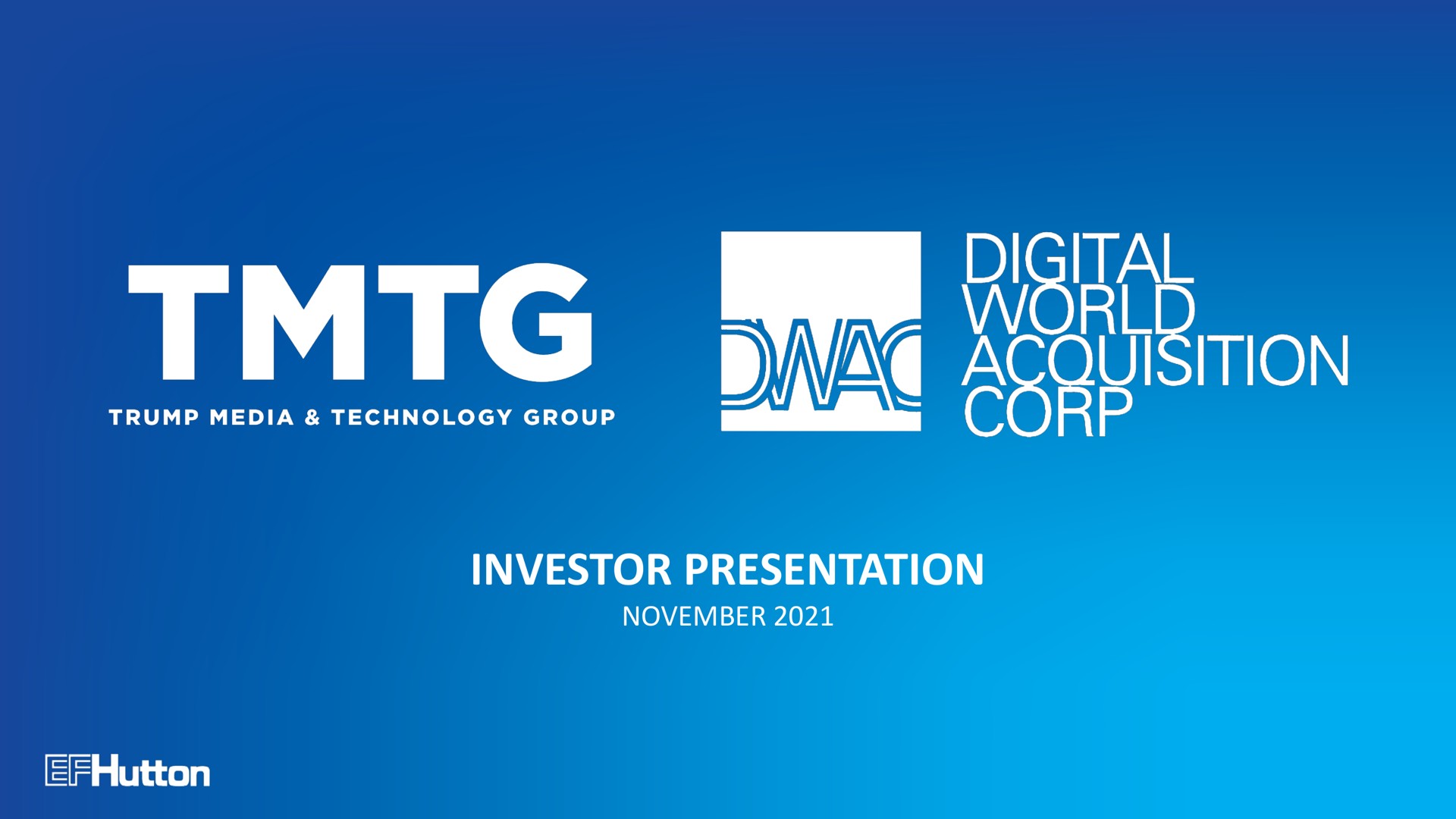 investor presentation | TMTG