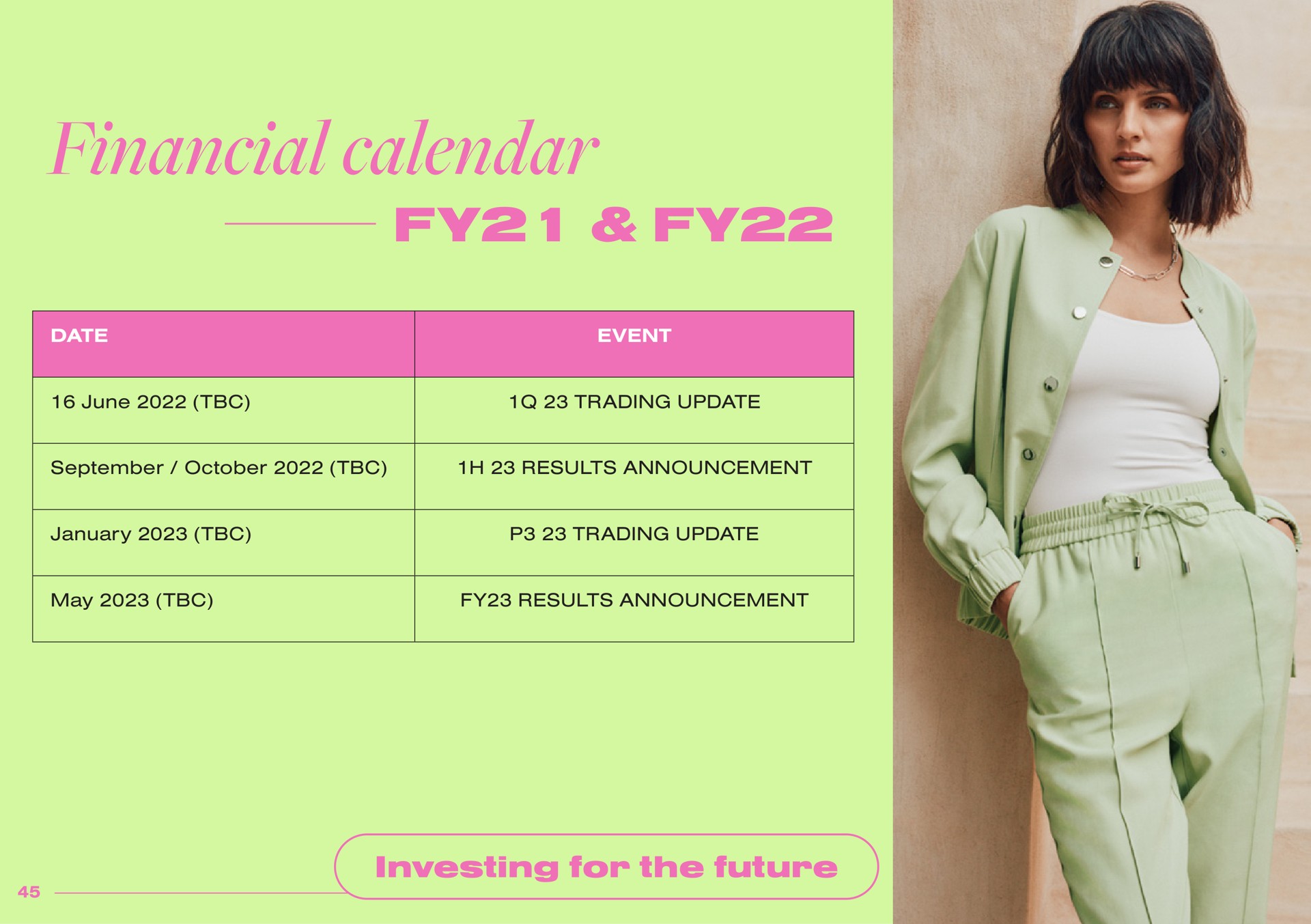 financial calendar | Boohoo Group