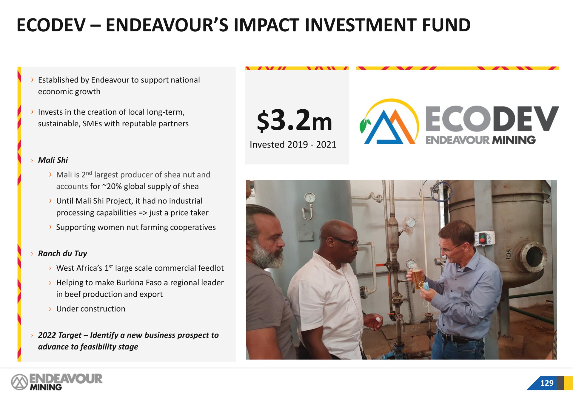 impact investment fund a mining | Endeavour Mining