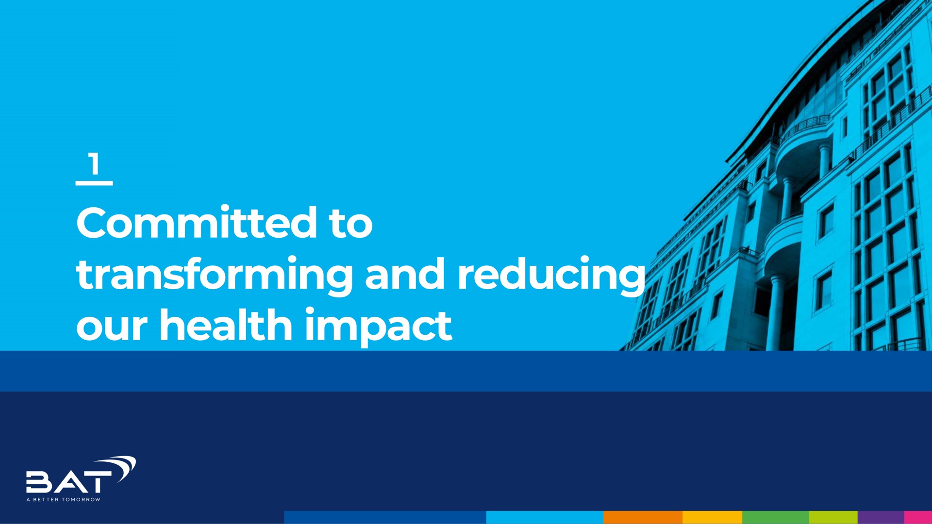 committed to transforming and reducing our health impact | BAT