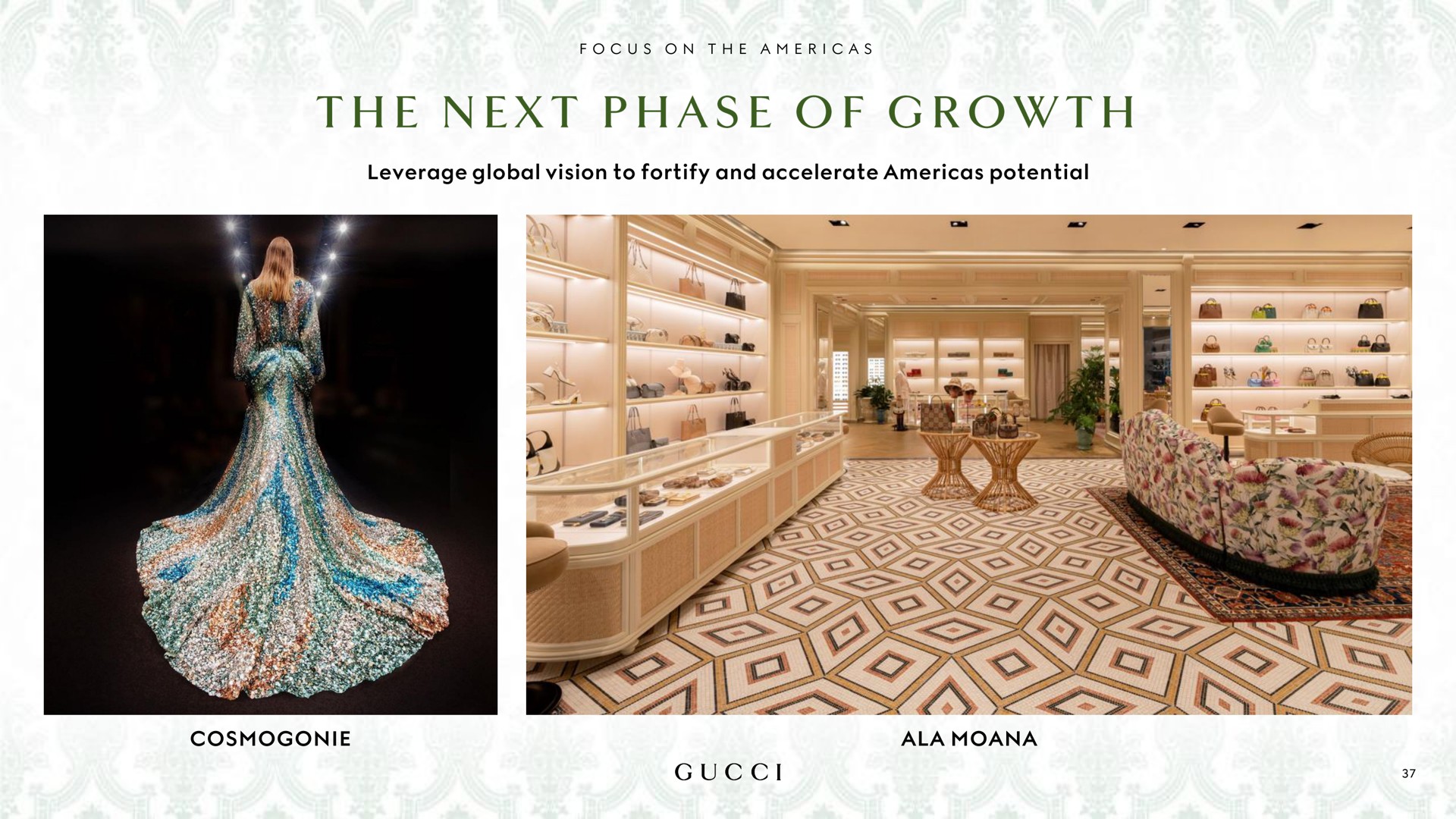 a i a leverage global vision to fortify and accelerate potential ala the next phase of growth | Kering