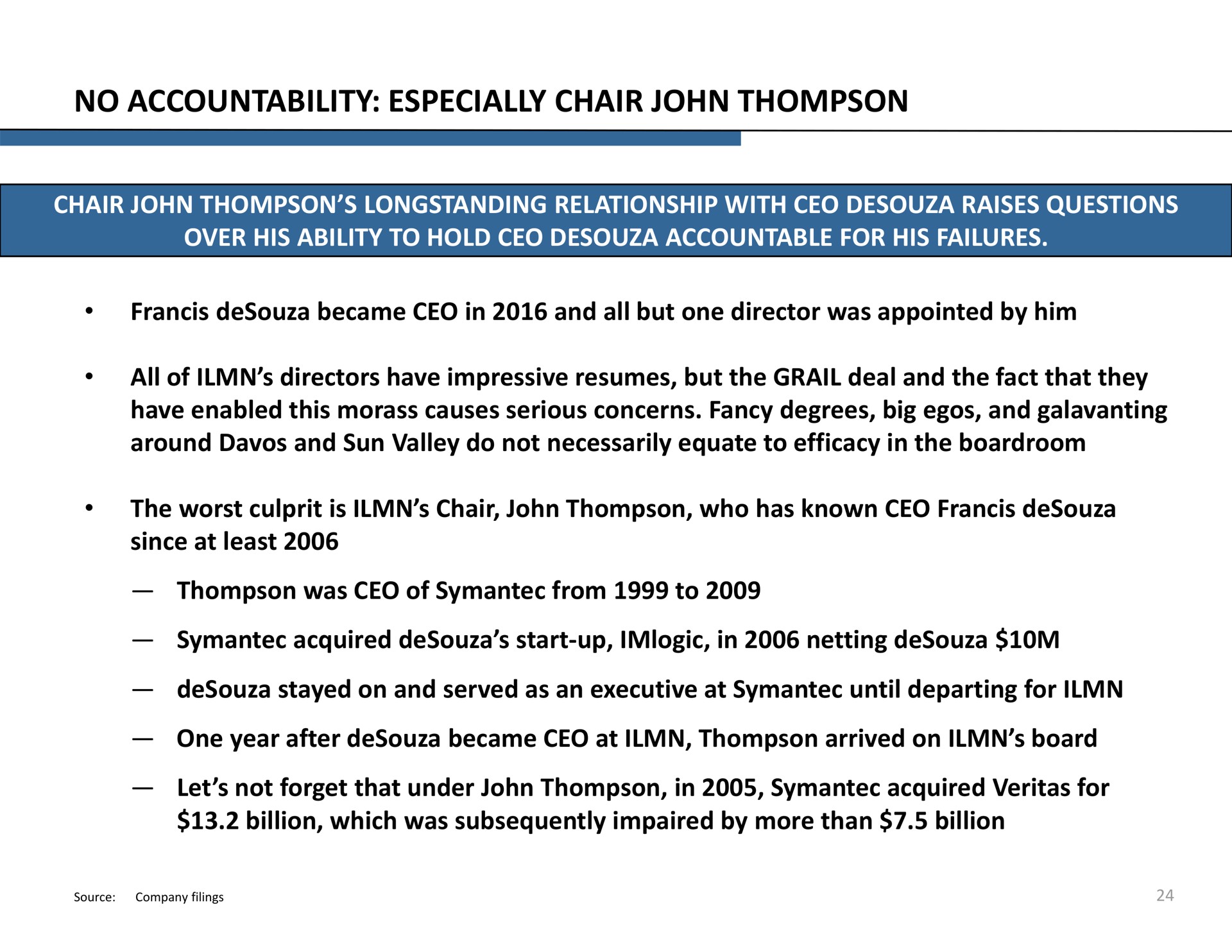 no accountability especially chair | Icahn Enterprises