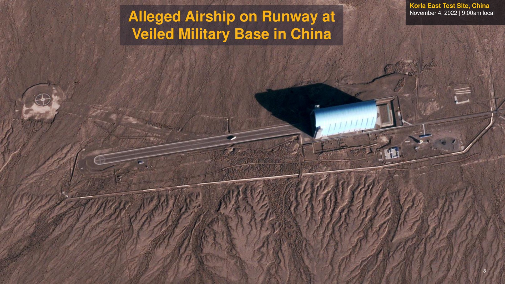 alleged airship on runway at veiled military base in china meta lava | BlackSky