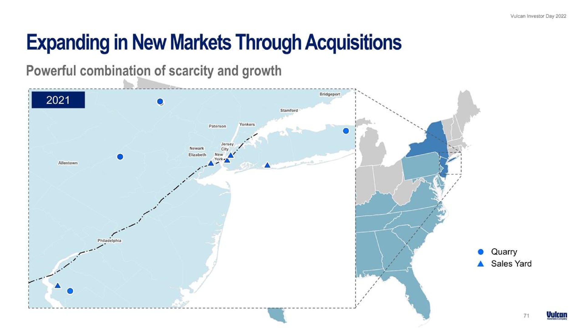expanding in new markets through acquisitions | Vulcan Materials