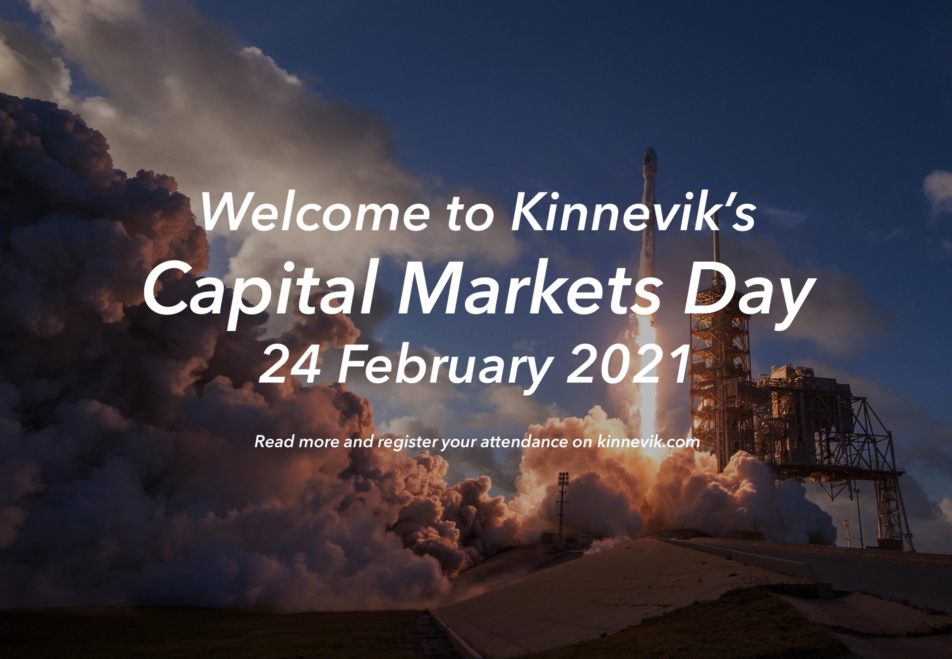 welcome to capital markets day | Kinnevik