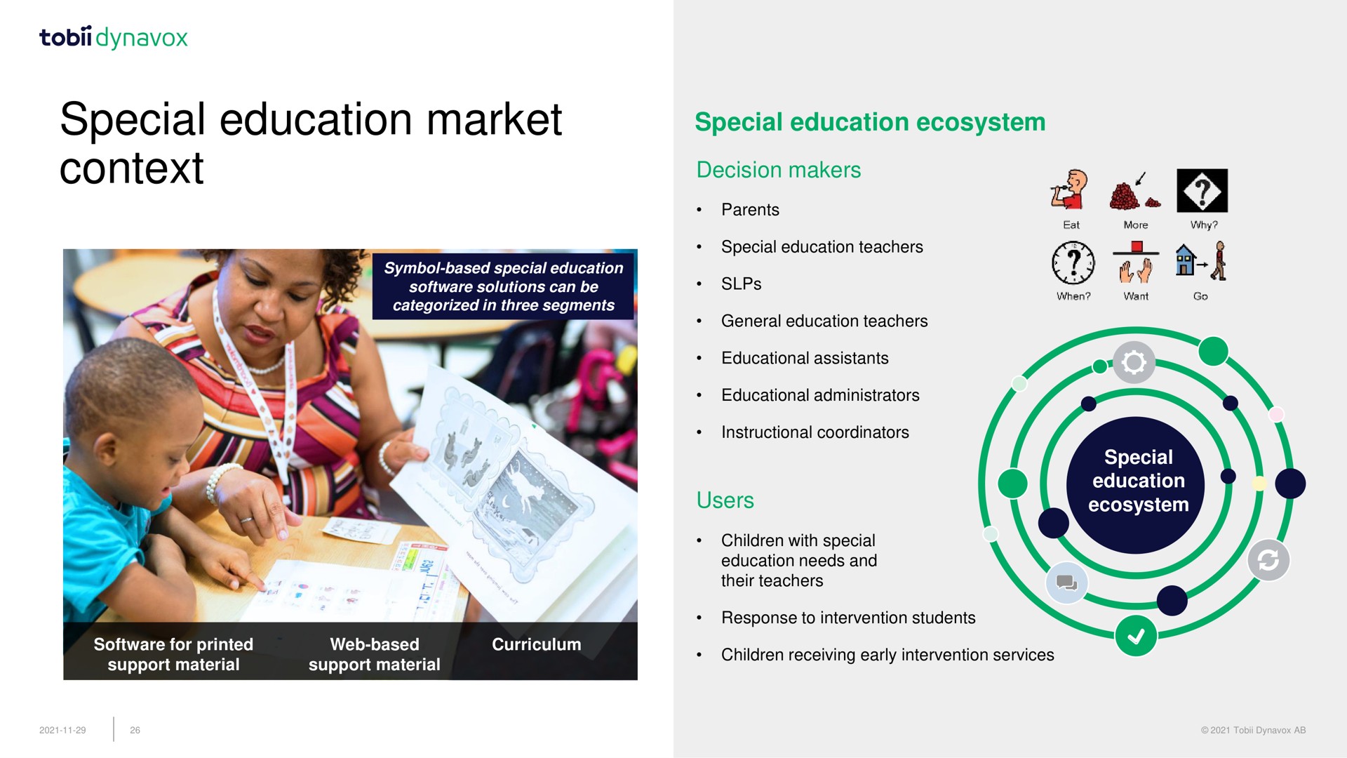 special education market context | Tobii Dynavox
