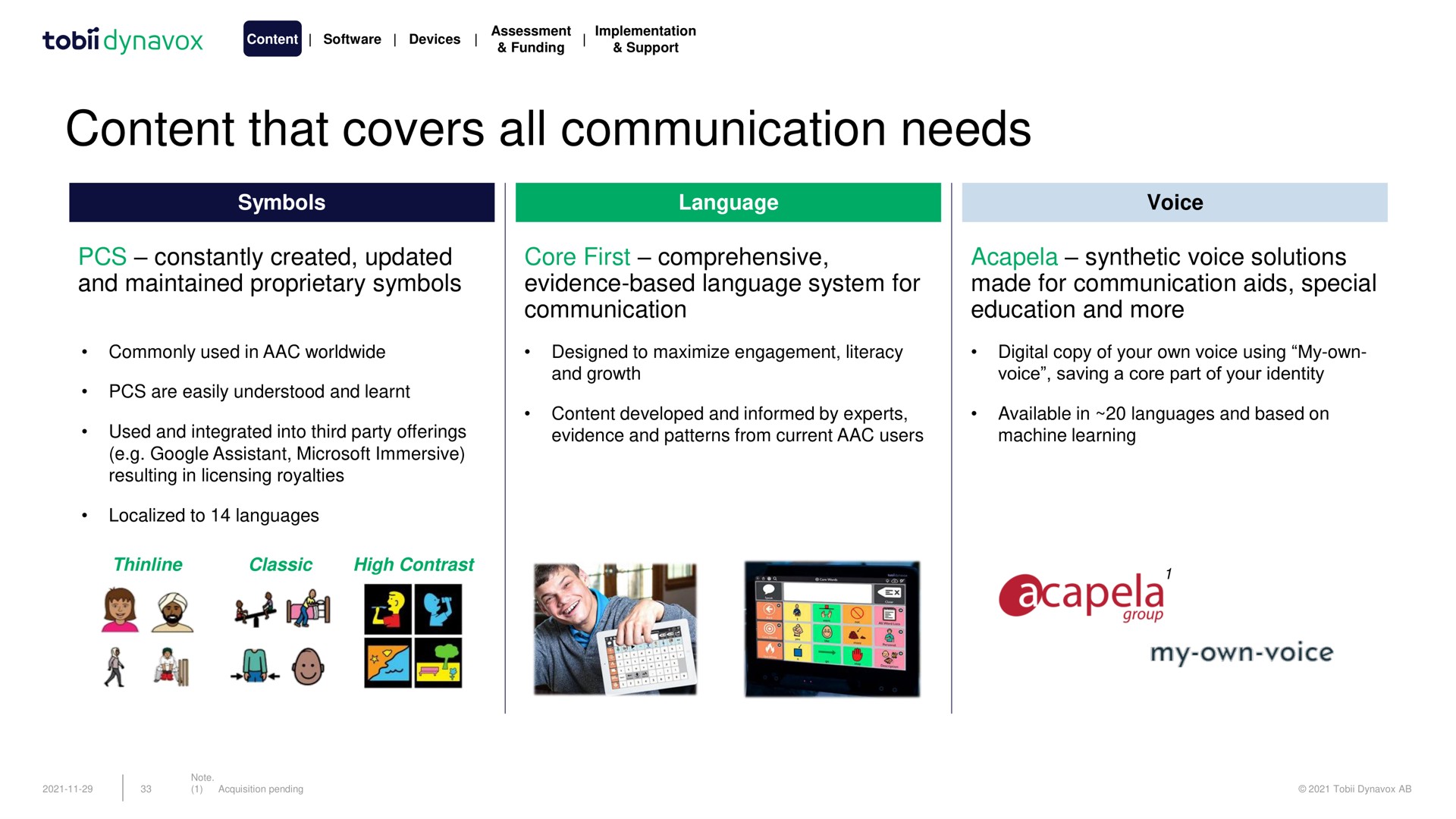 content that covers all communication needs and a | Tobii Dynavox