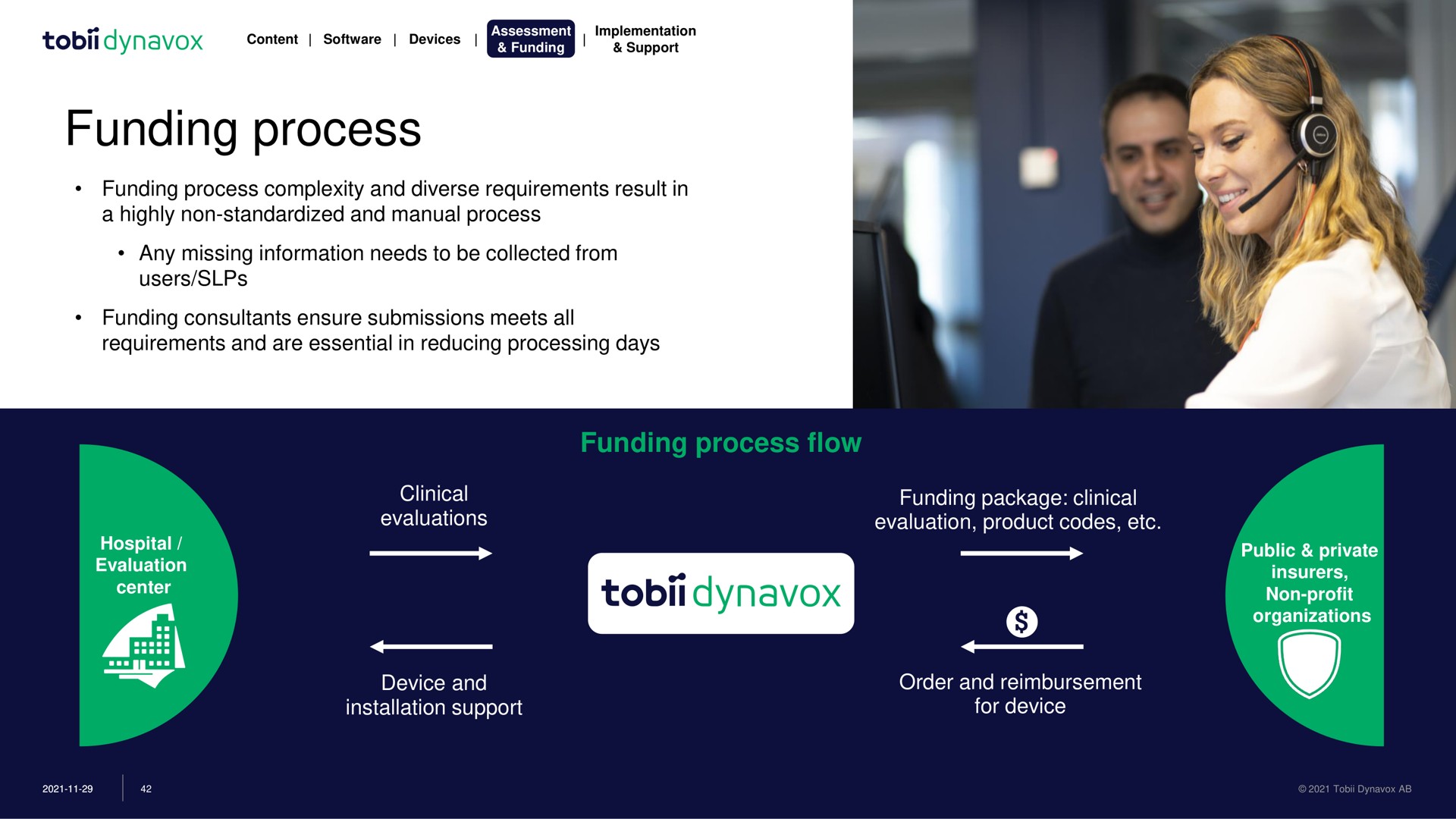 funding process center | Tobii Dynavox