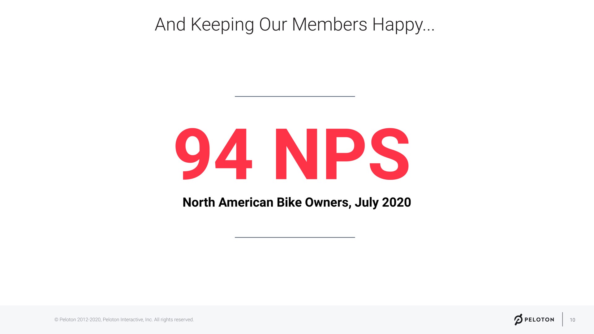 north bike owners and keeping our members happy | Peloton