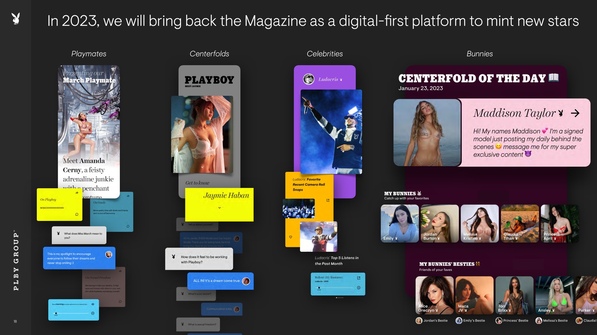 in we will bring back the magazine as a digital first platform to mint new stars playboy | Playboy