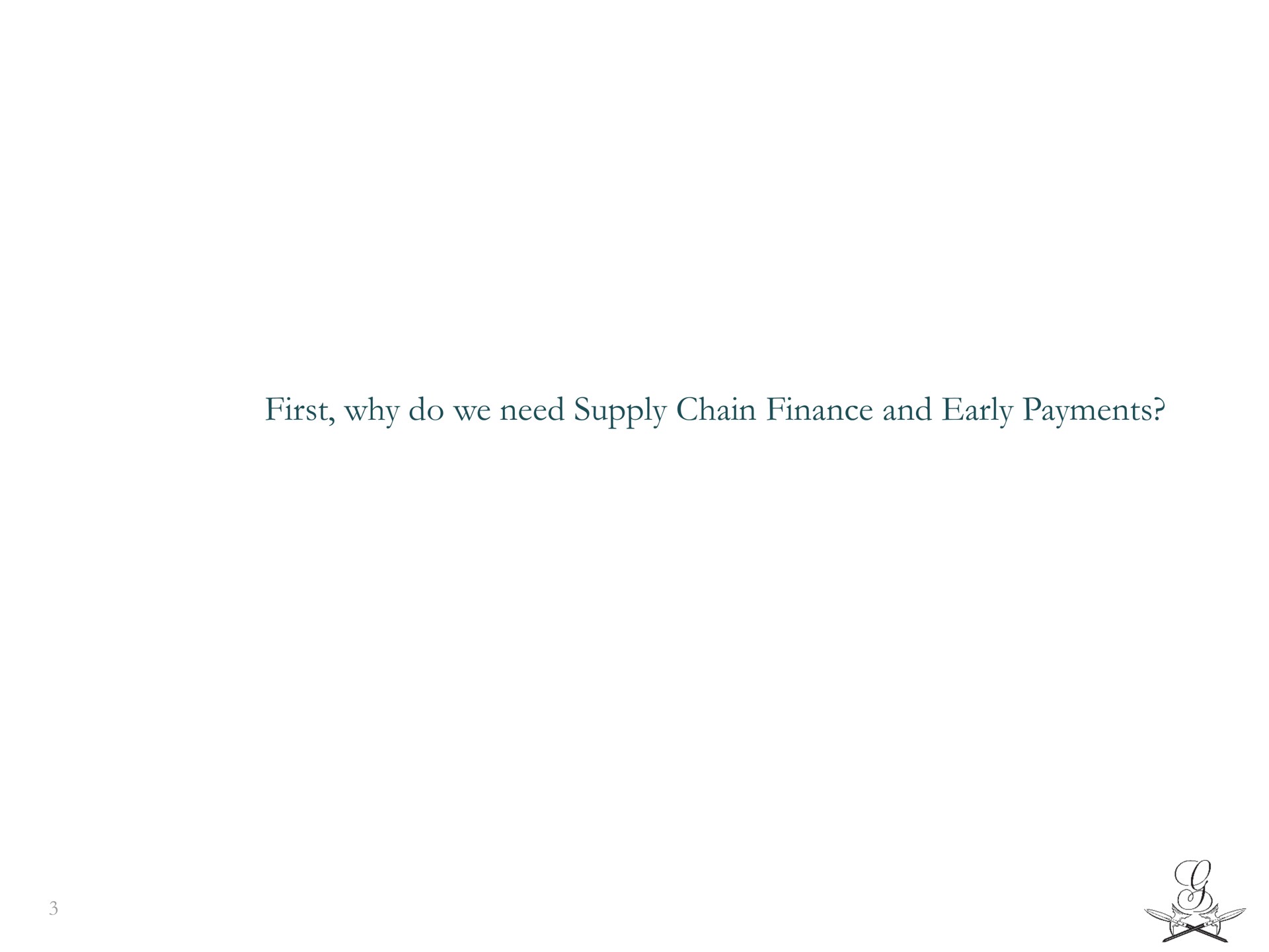 first why do we need supply chain finance and early payments | Greensill Capital