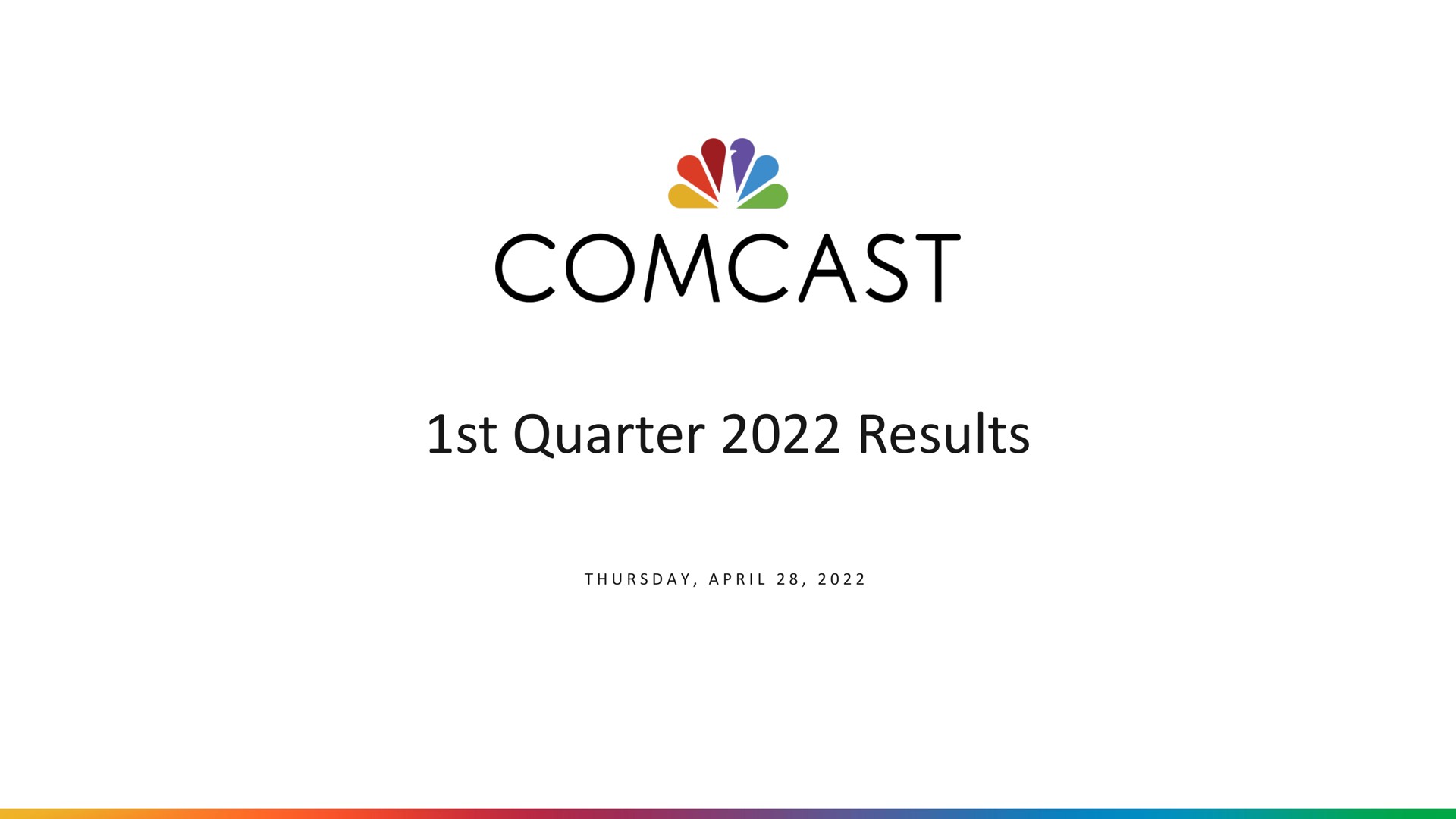 quarter results | Comcast