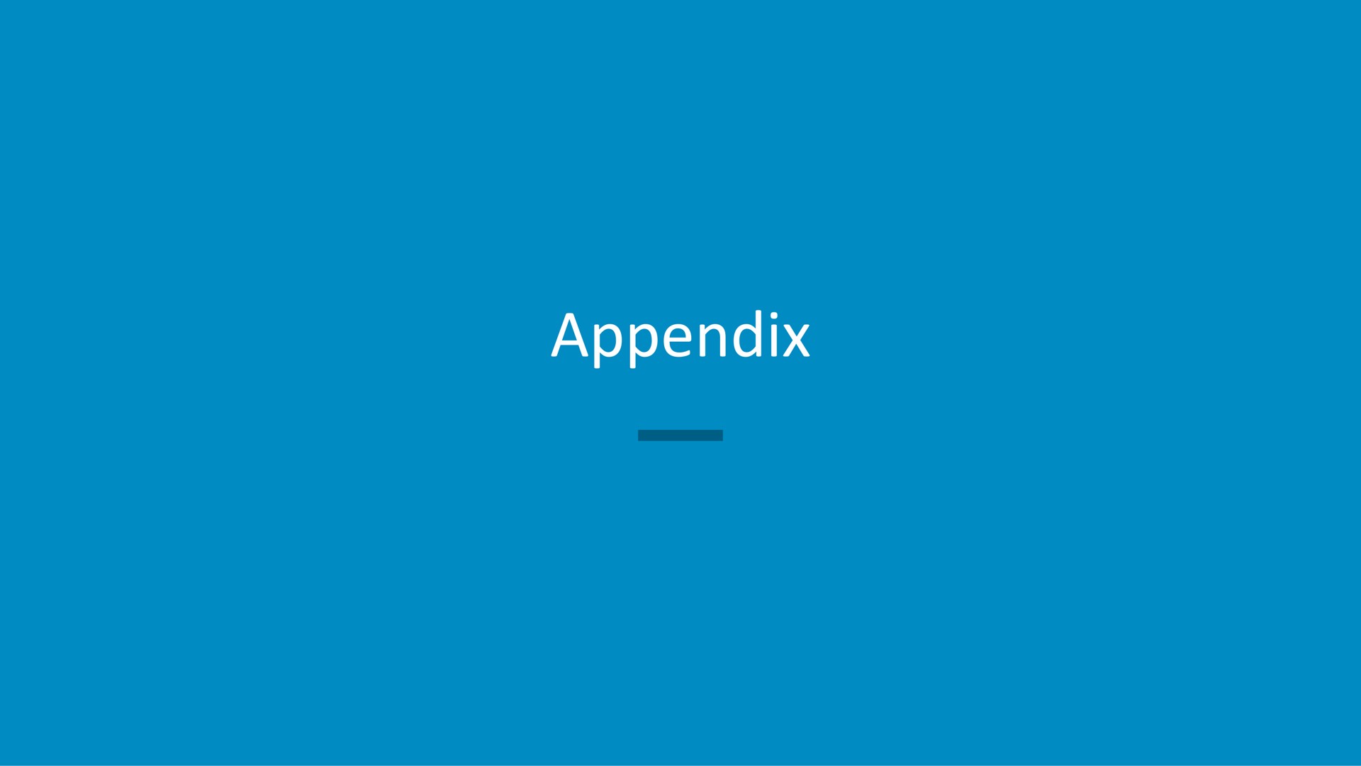 appendix | Comcast