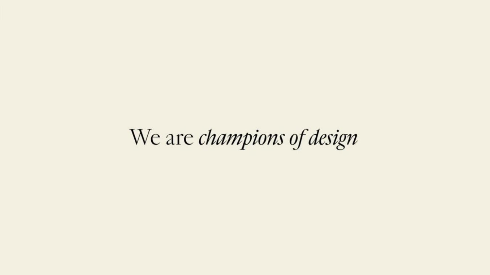 we are champions of design | 1stDibs