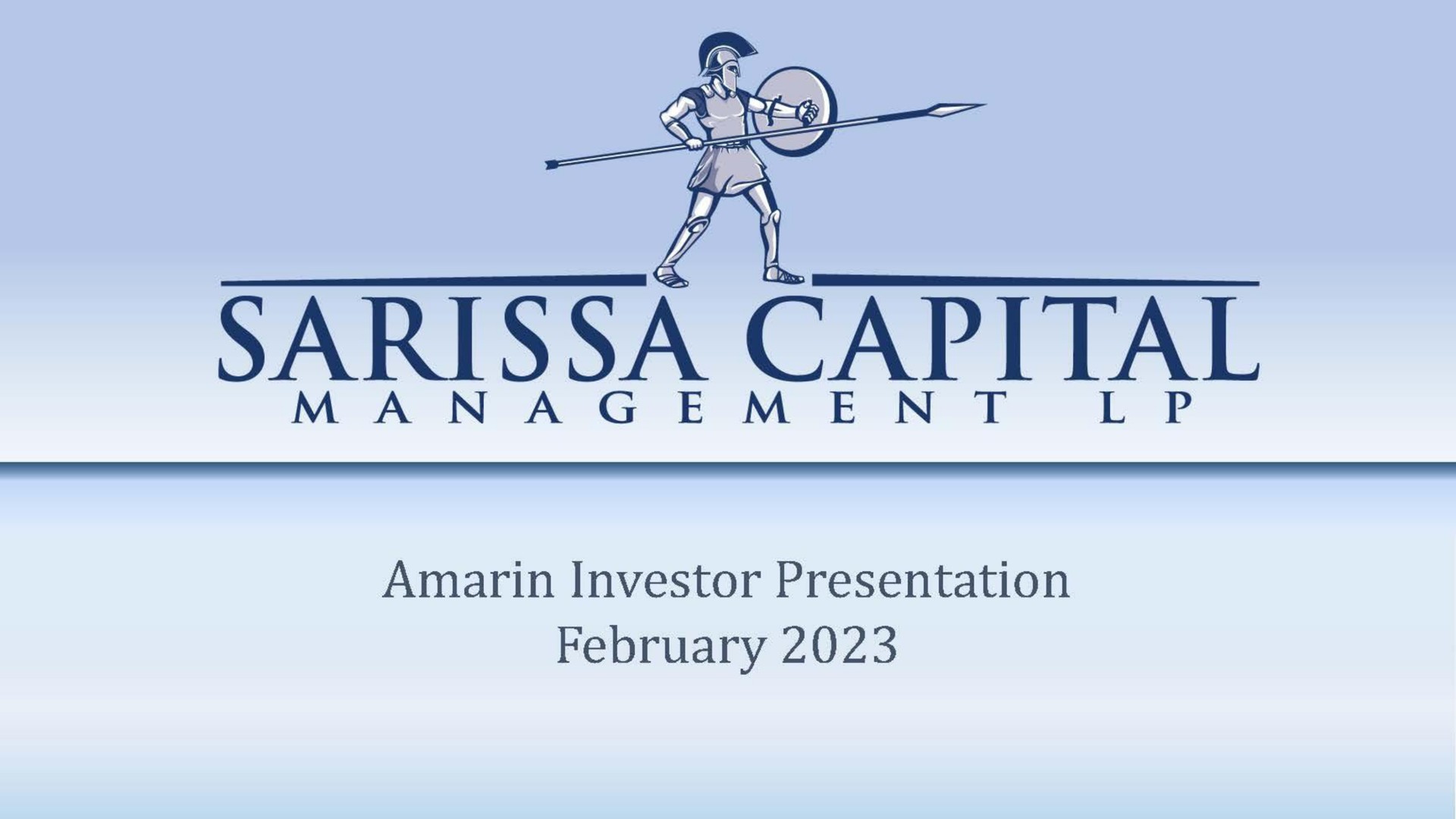 capital | Sarissa Capital