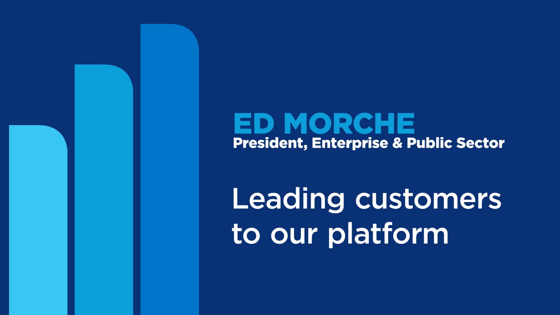 president enterprise public sector leading customers to our platform | Lumen