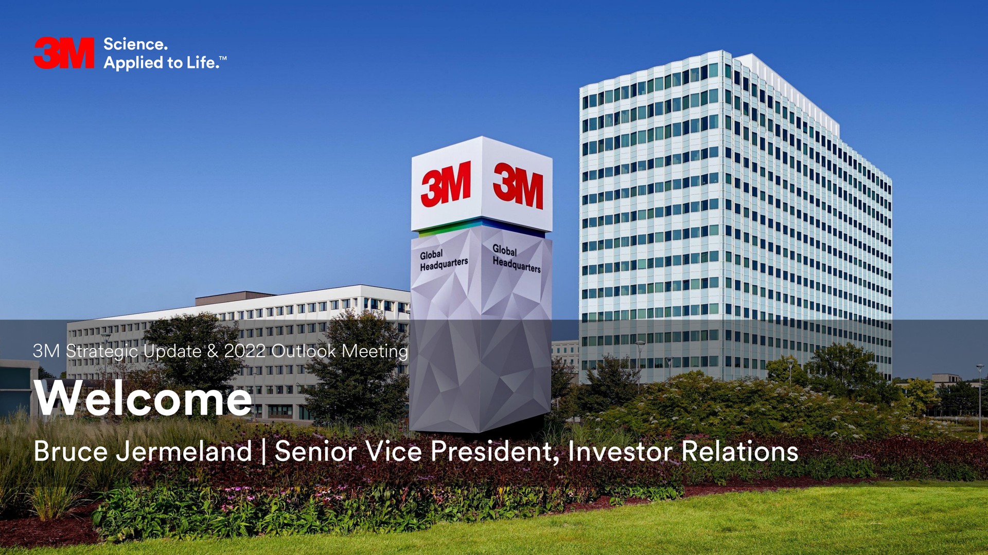 welcome senior vice president investor relations | 3M