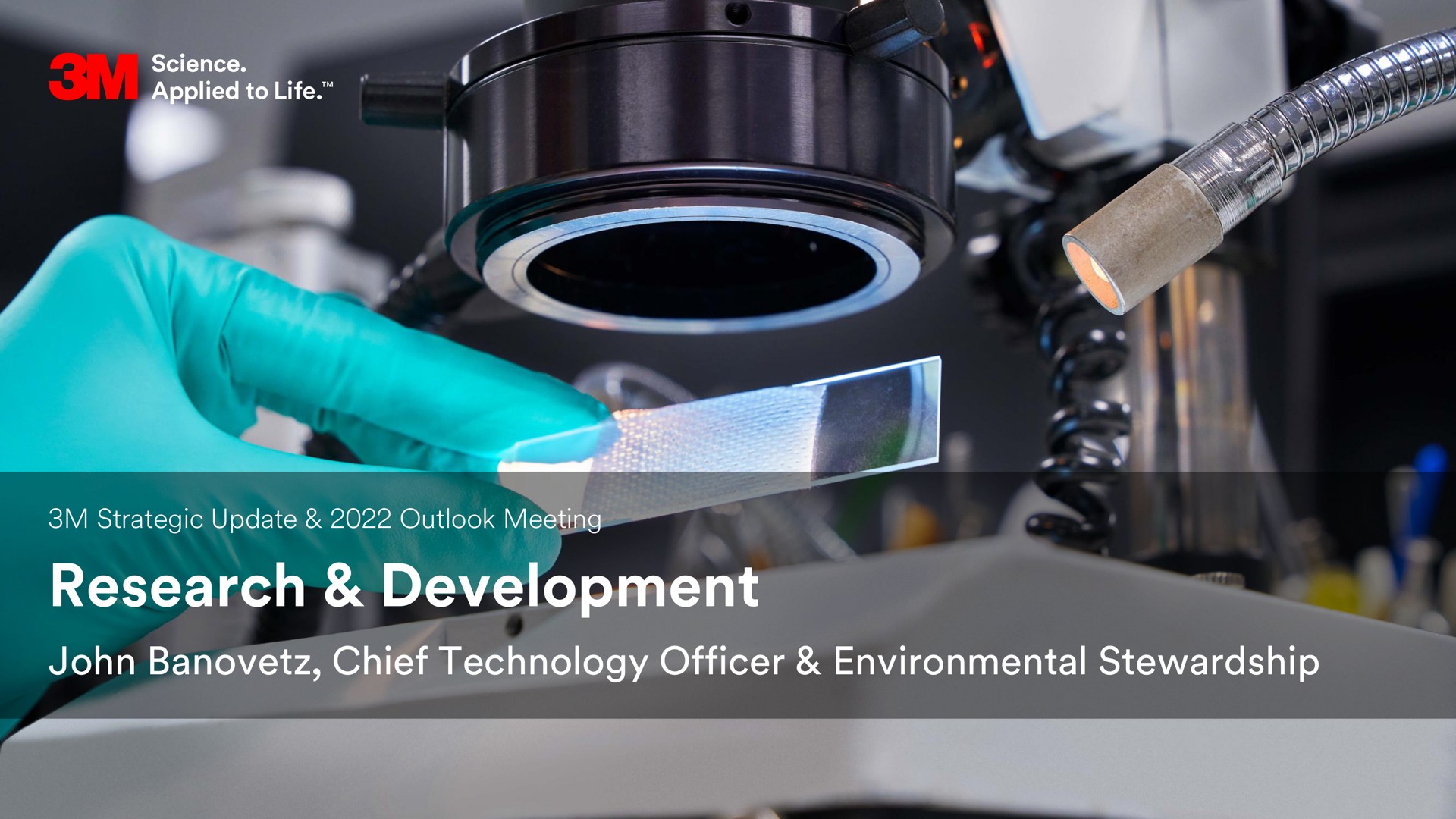research development chief technology officer environmental stewardship | 3M