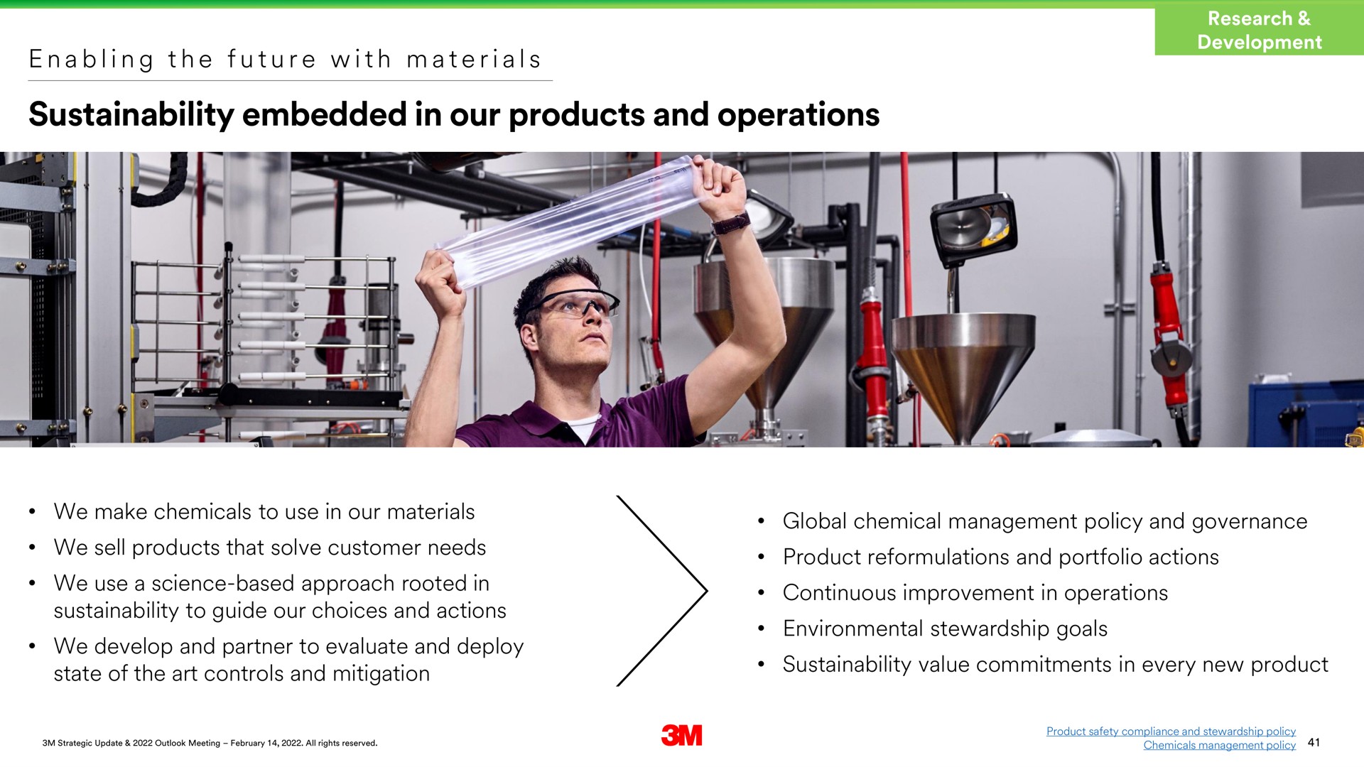 embedded in our products and operations | 3M
