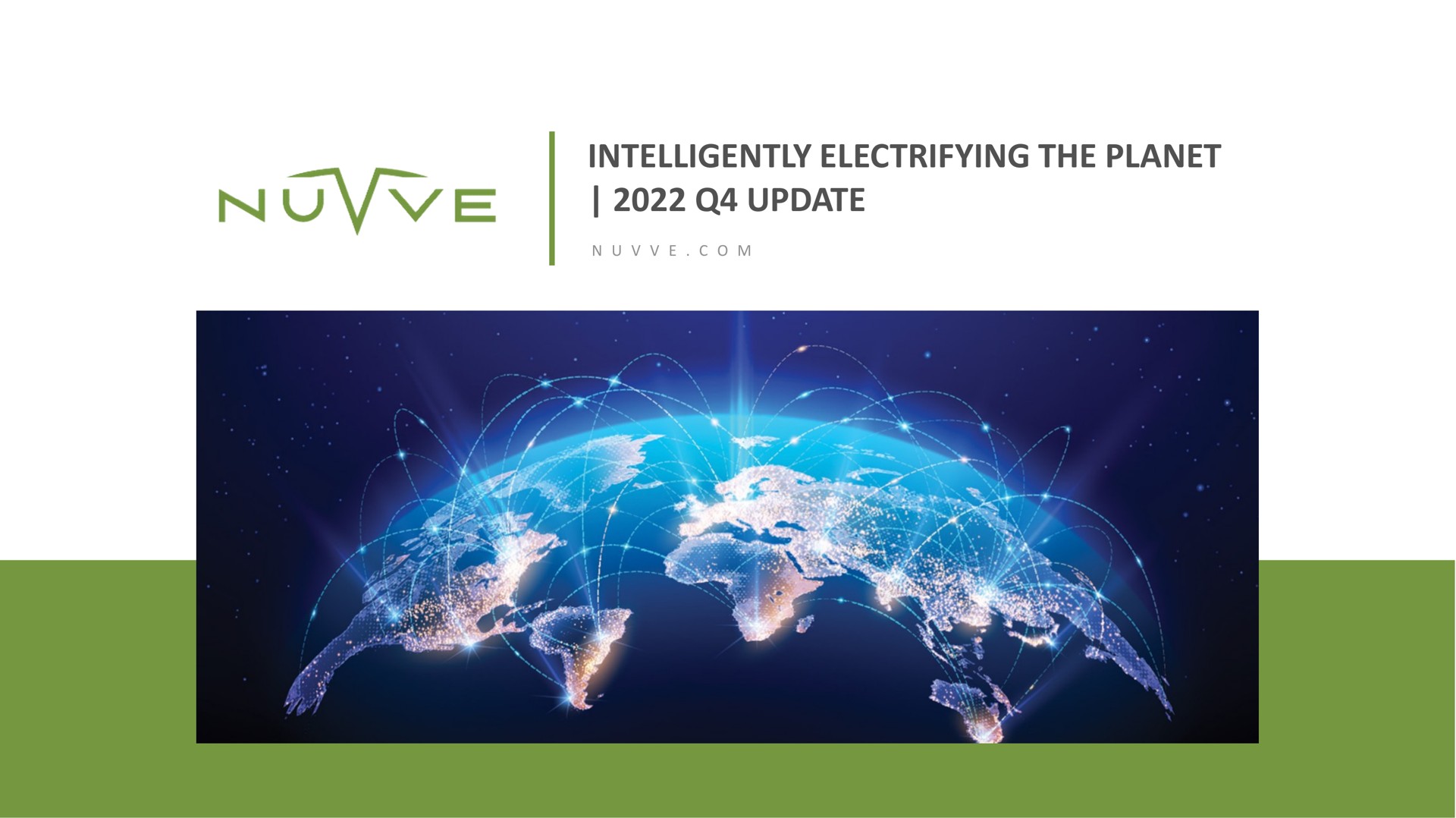 intelligently electrifying the planet update | Nuvve