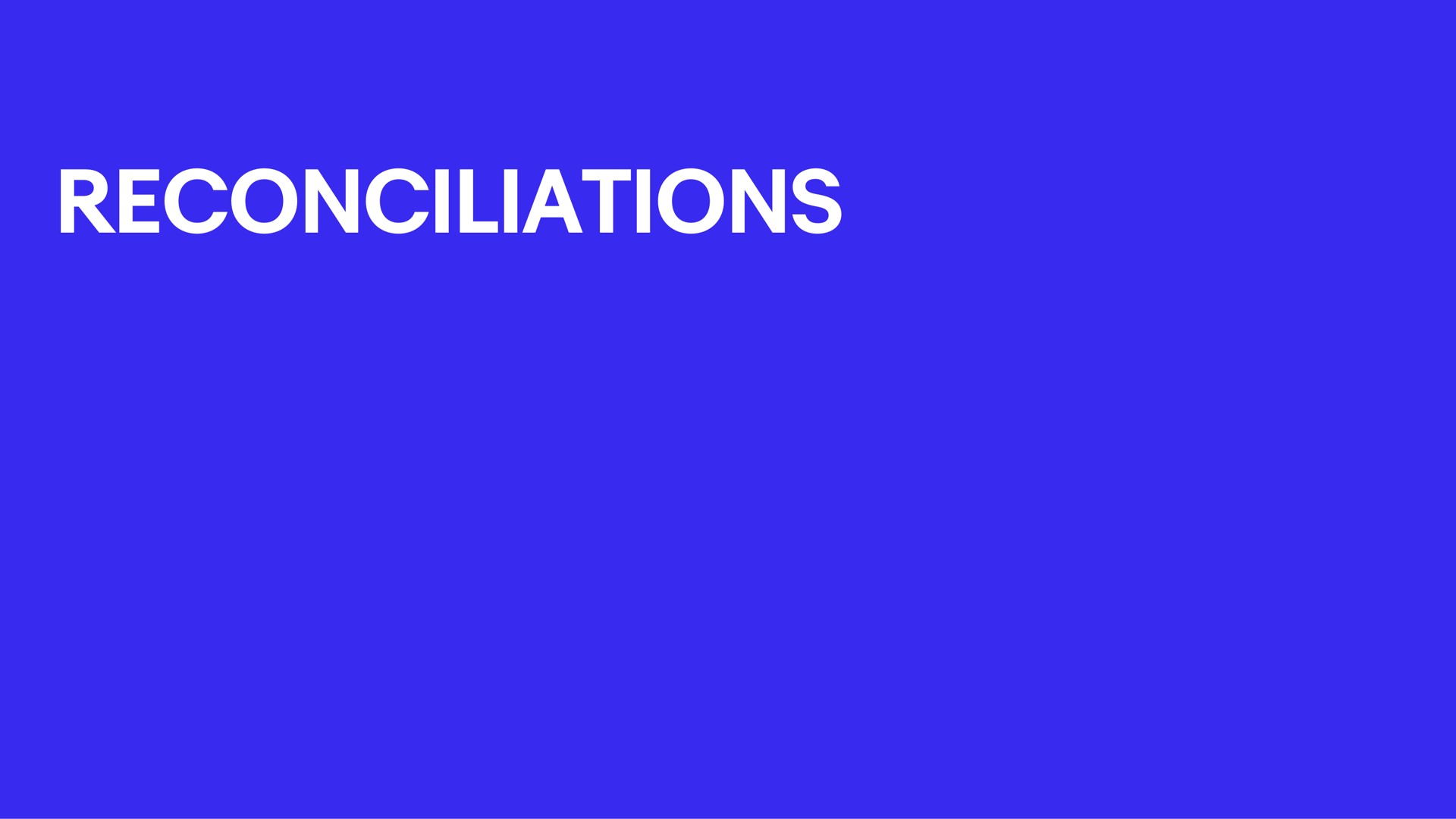 reconciliations | eBay