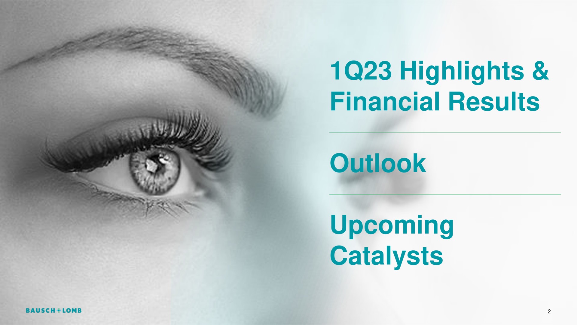 highlights financial results outlook upcoming catalysts | Bausch+Lomb