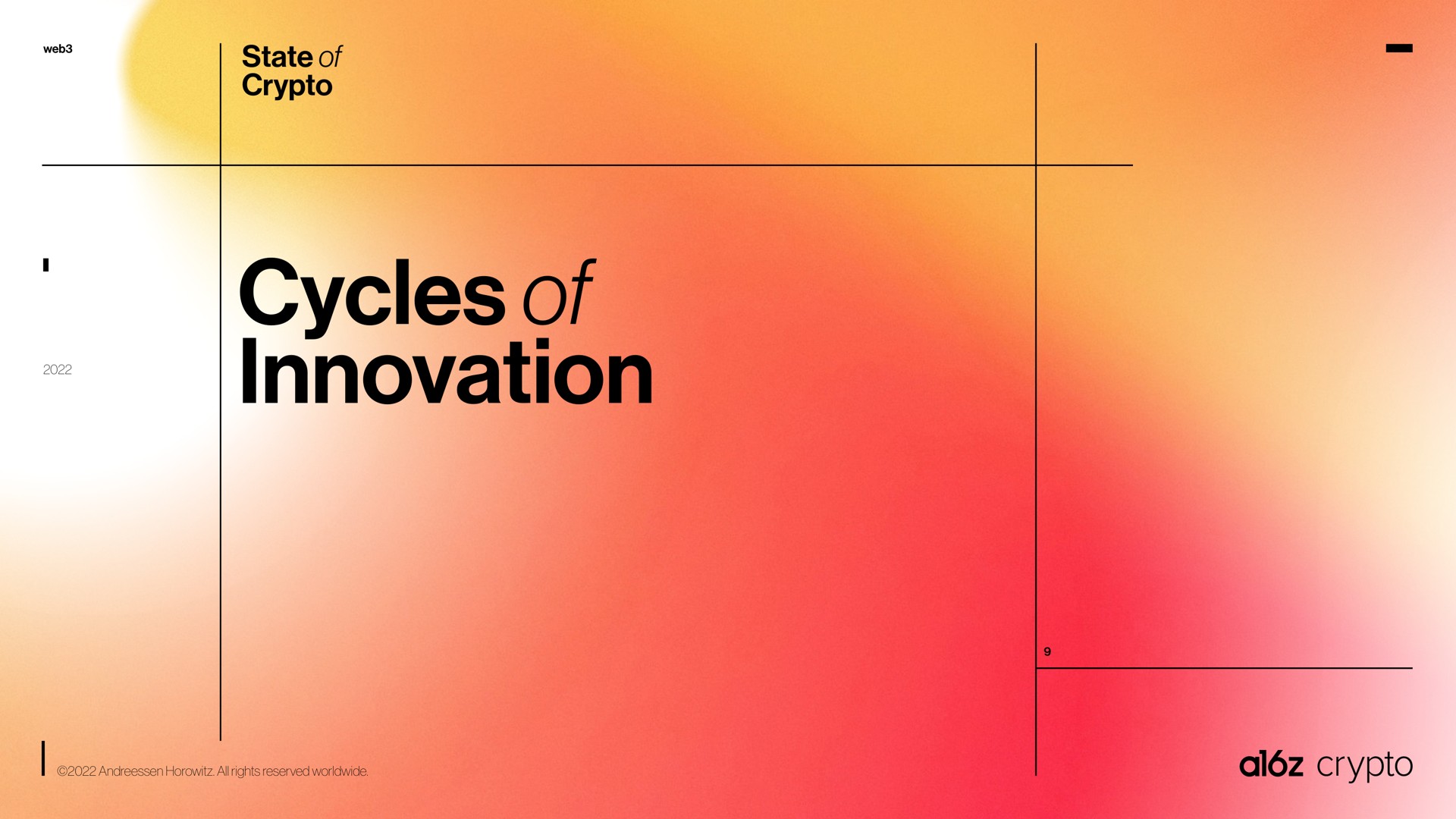 cycles of innovation | a16z