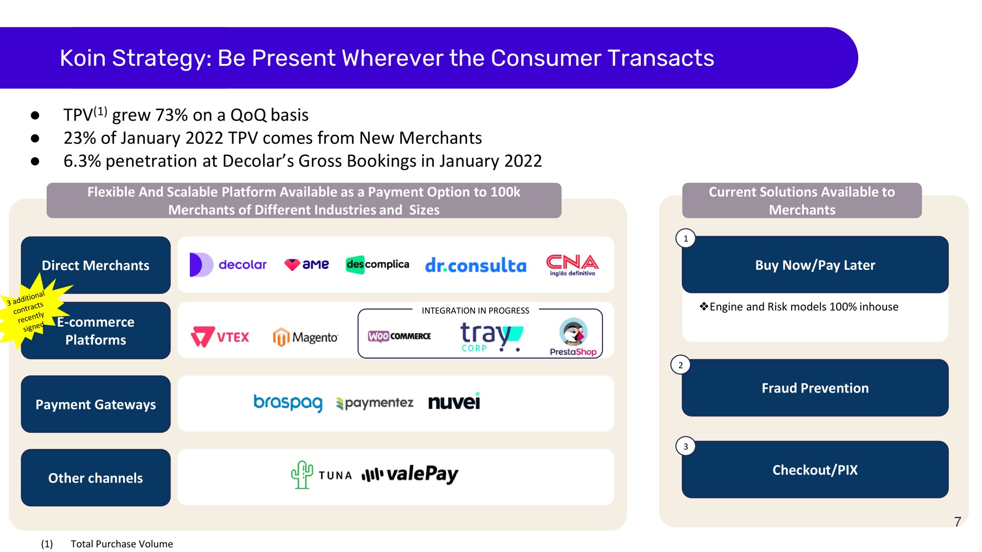 strategy be present wherever the consumer transacts | Despegar