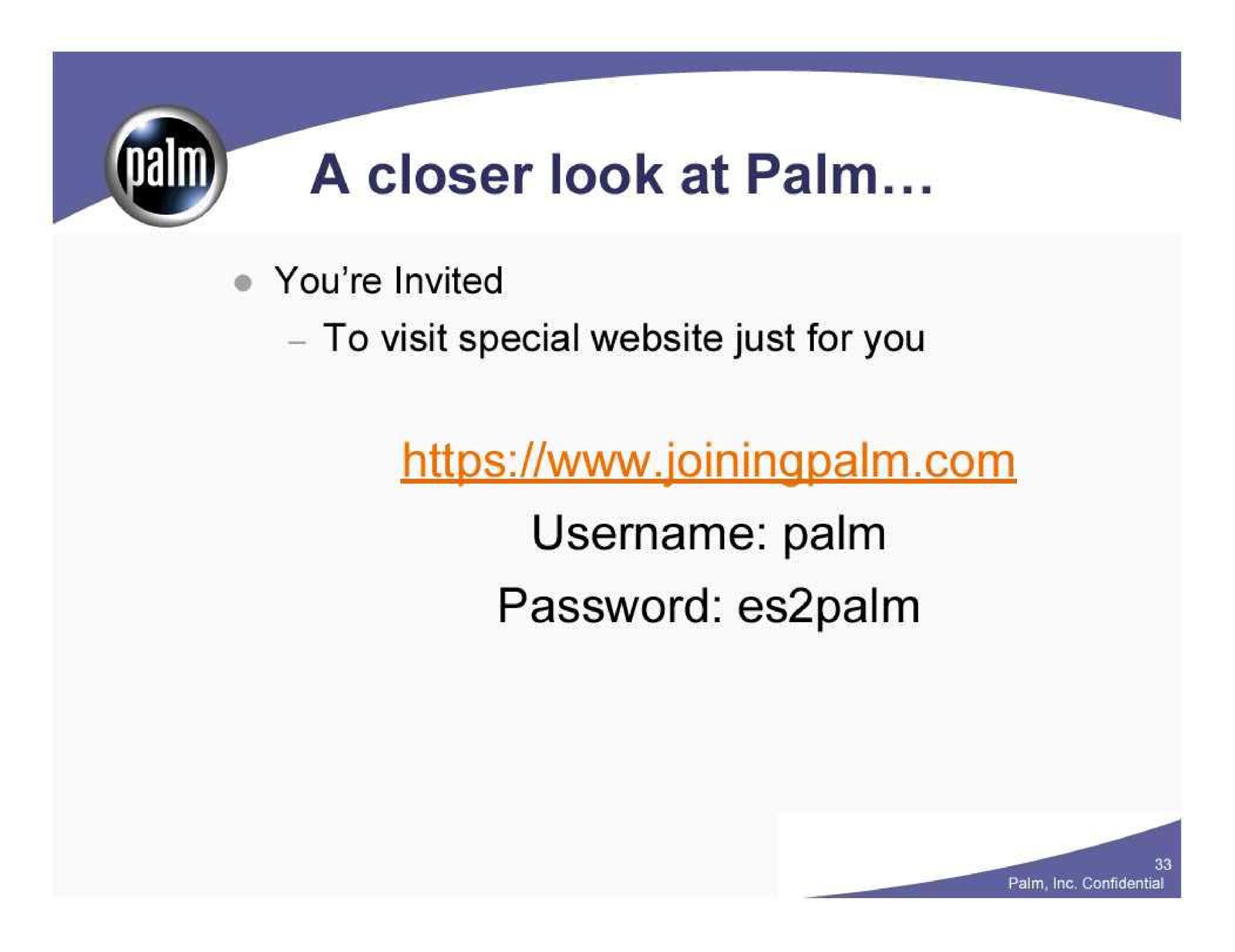 a closer look at palm palm | Palm Inc.