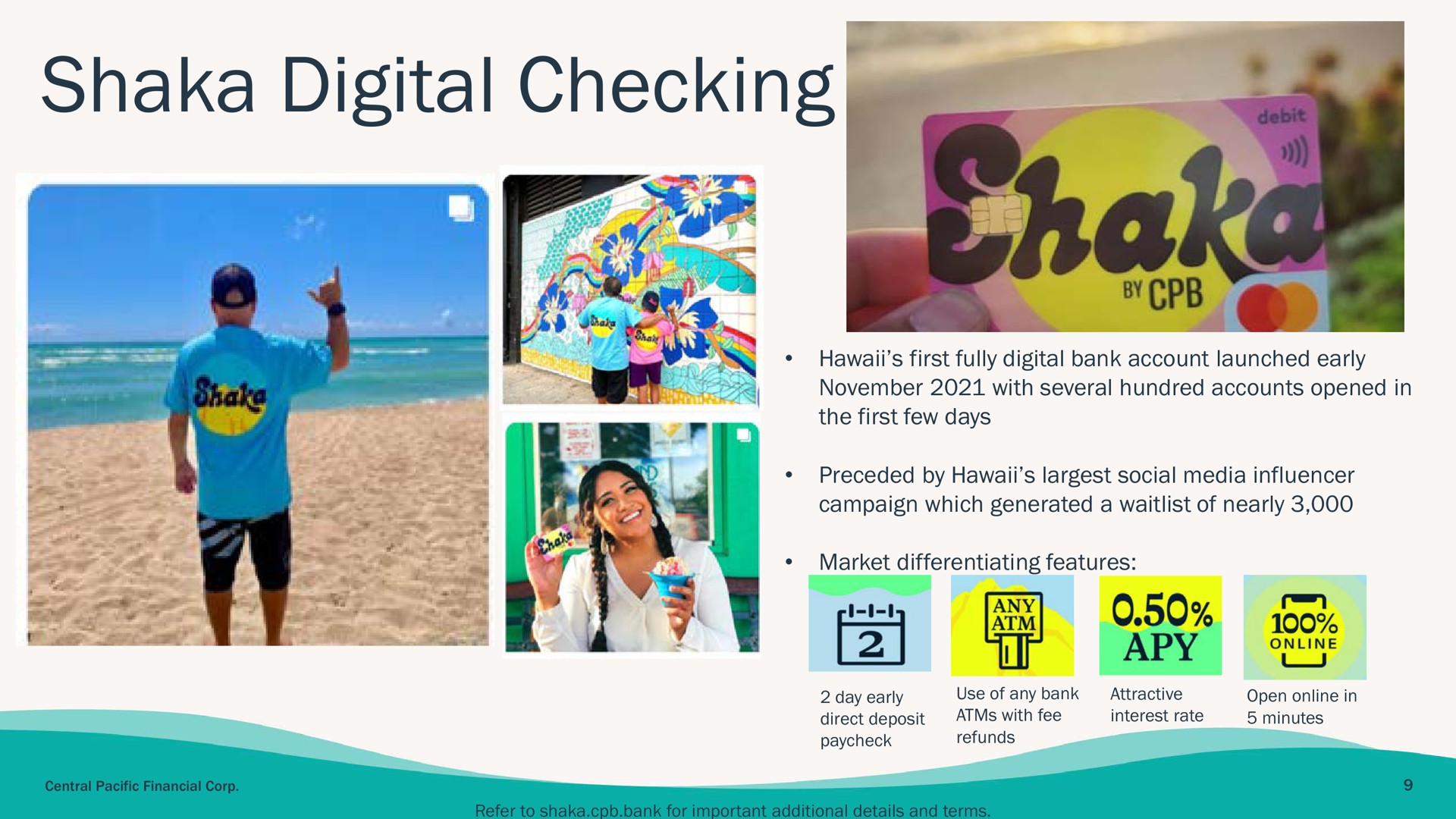 digital checking a | Central Pacific Financial