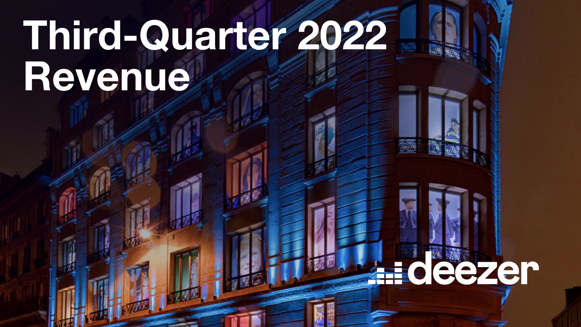 third quarter revenue | Deezer