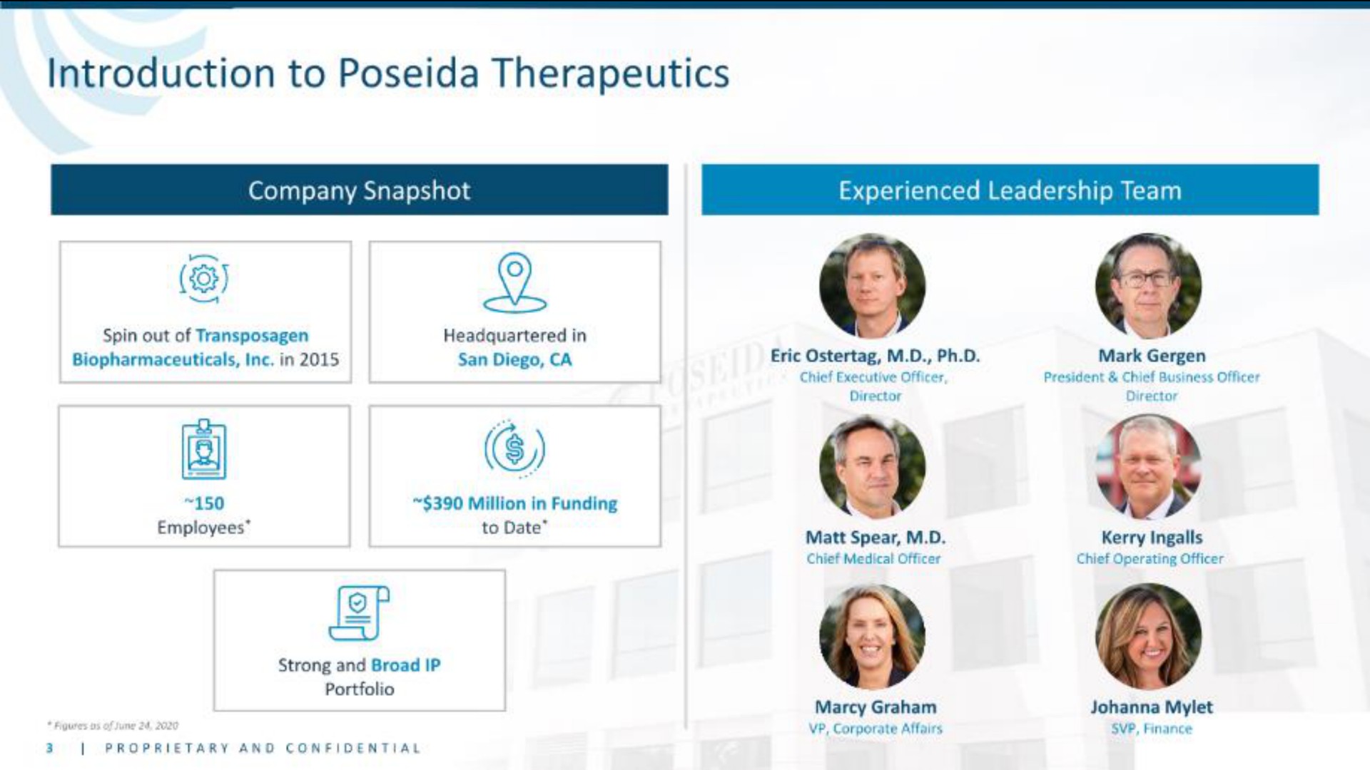 introduction to therapeutics | Poseida Therapeutics