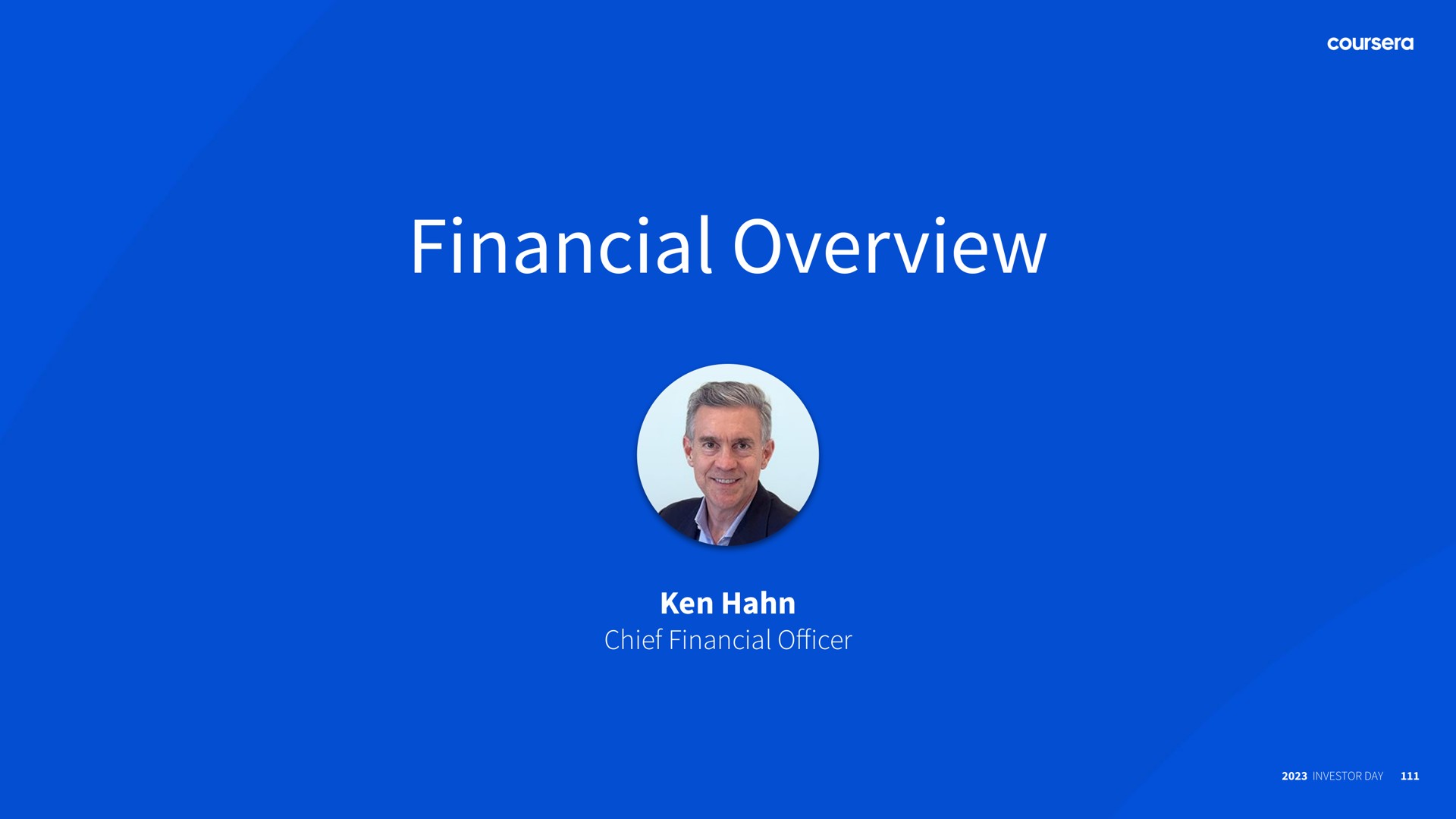 financial overview ken | Coursera