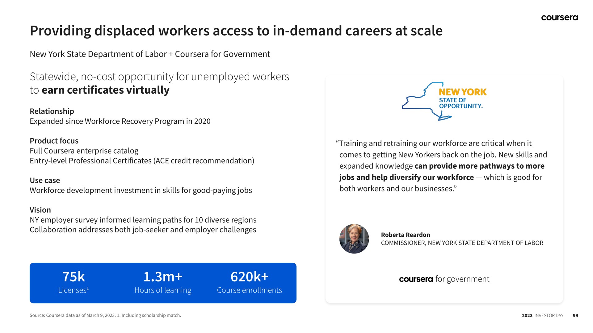 providing displaced workers access to in demand careers at scale ths | Coursera