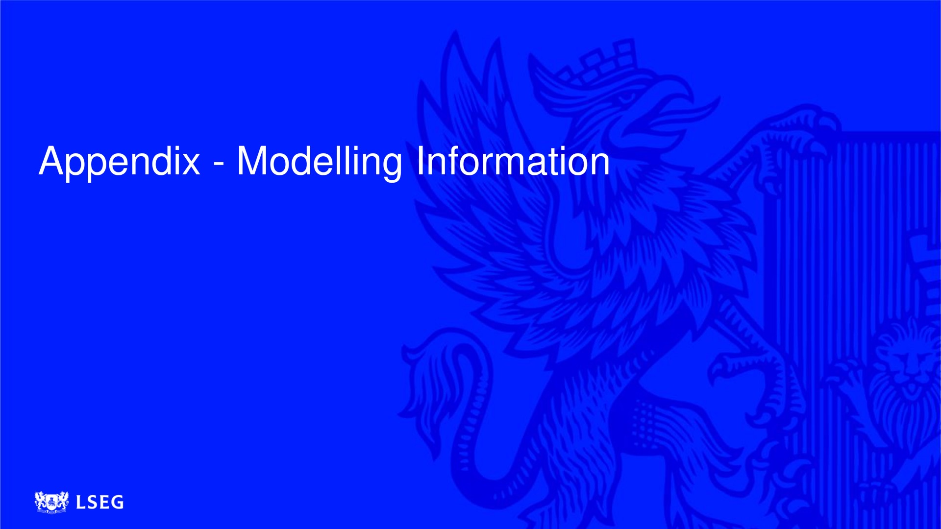 appendix modelling information | LSE