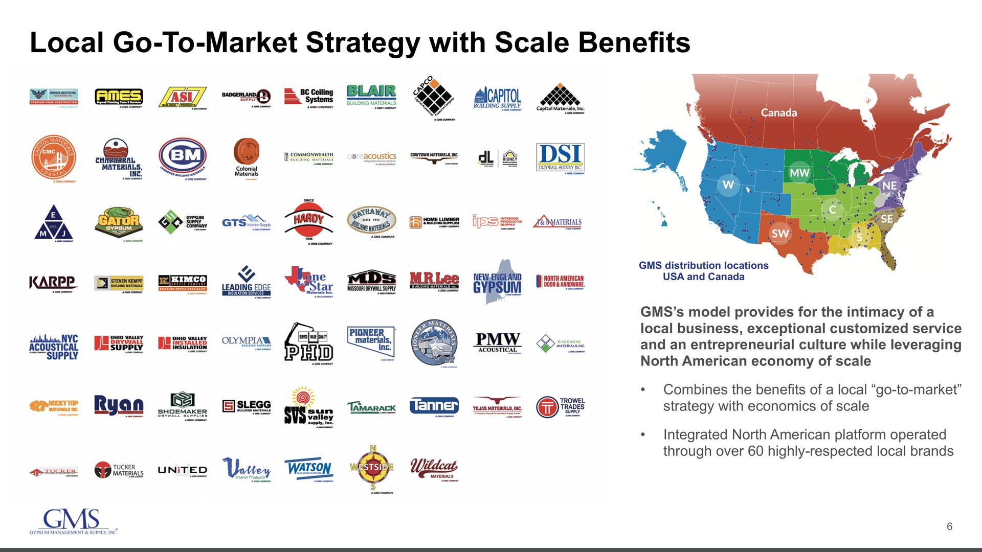 local go to market strategy with scale benefits blair | GMS