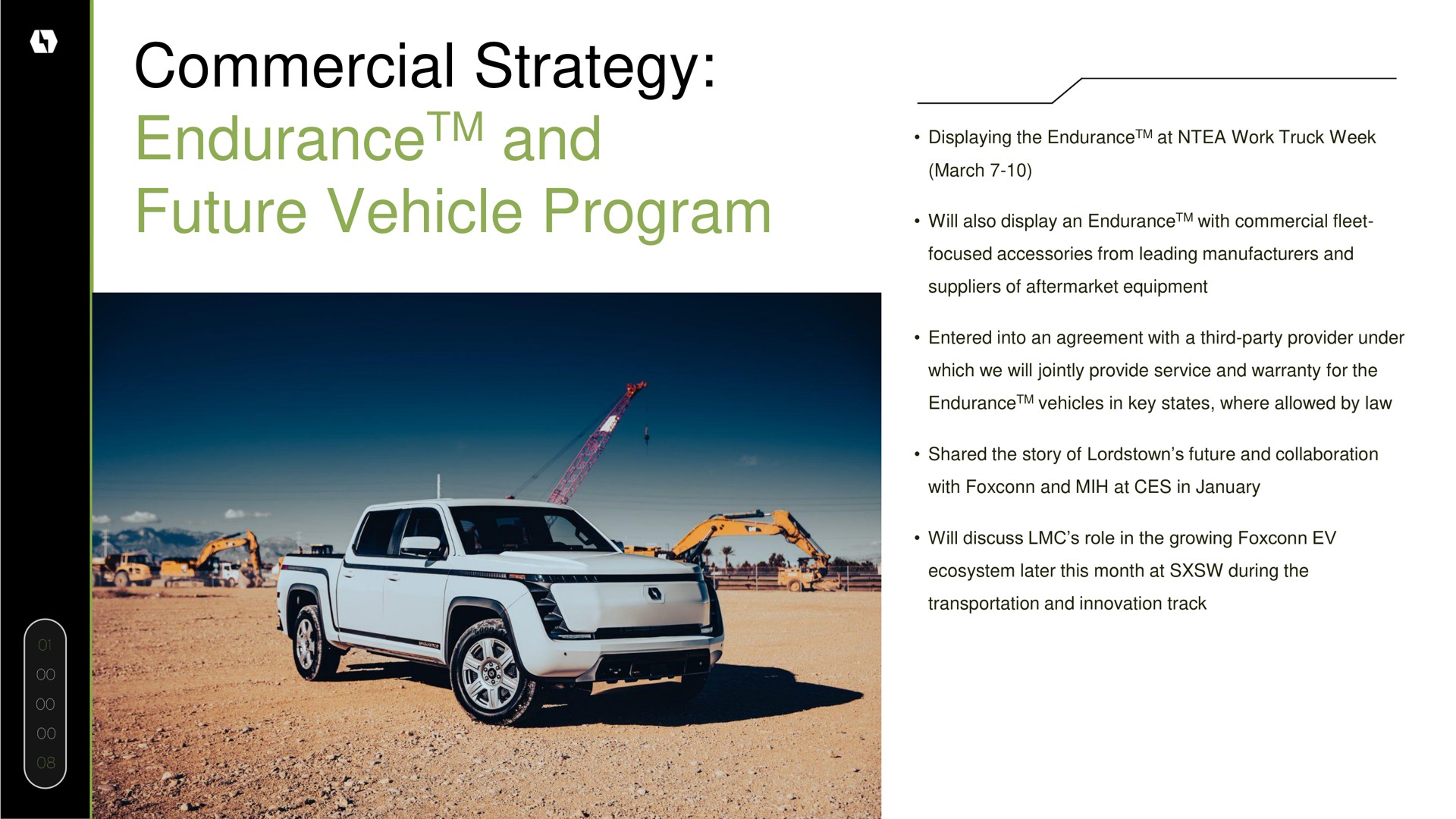 commercial strategy and future vehicle program | Lordstown Motors