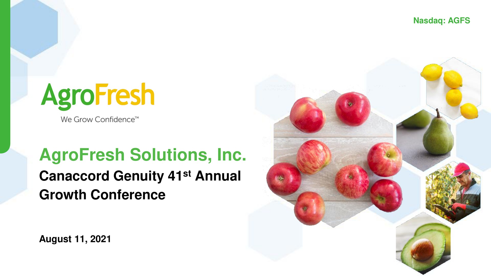 solutions annual growth conference august | AgroFresh
