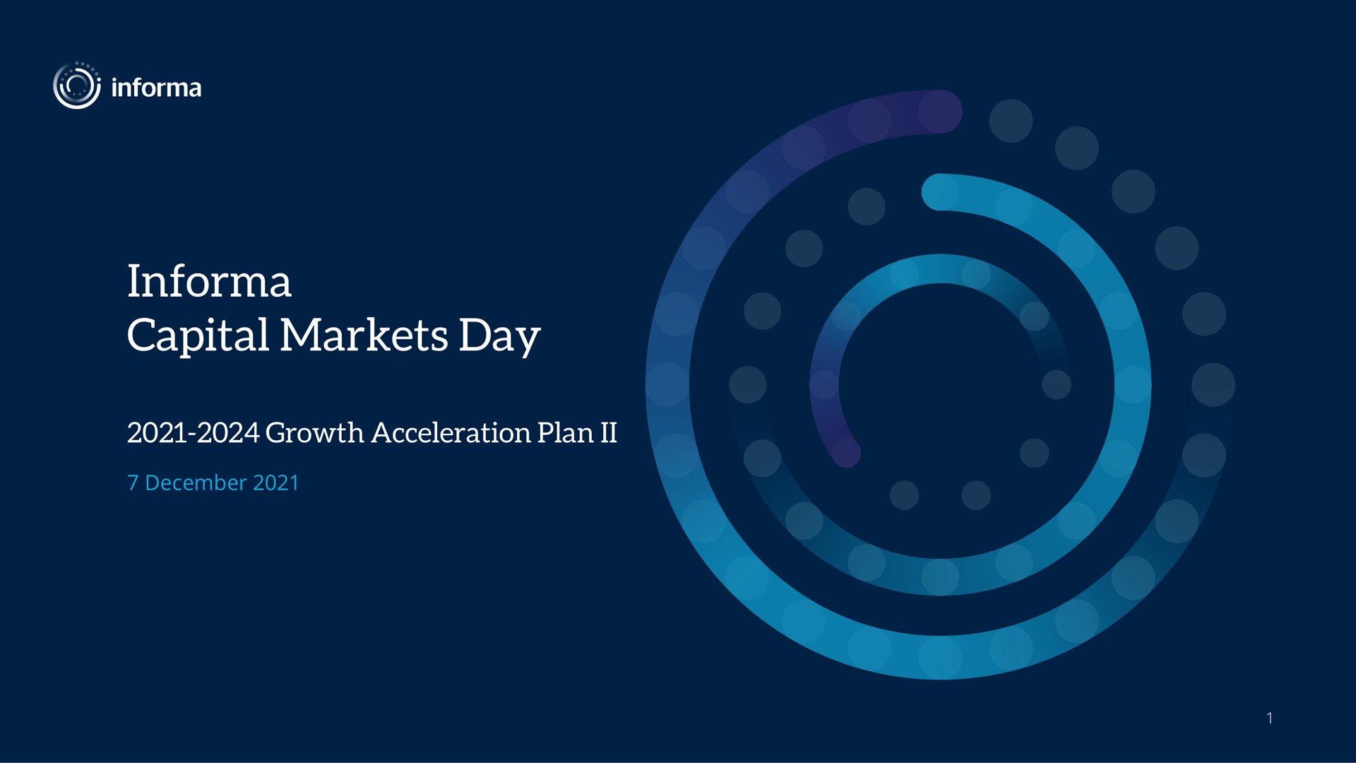 capital markets day | Informa