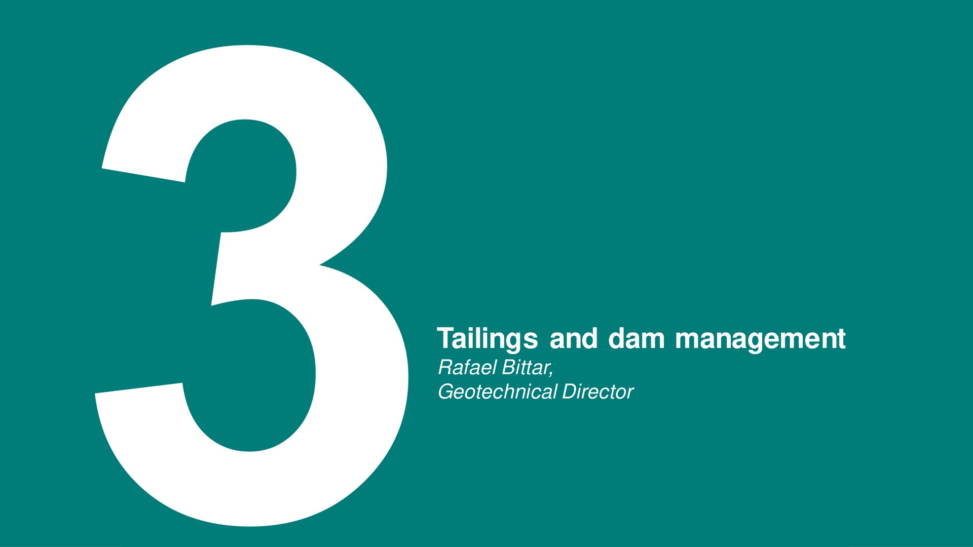 tailings and dam management | Vale