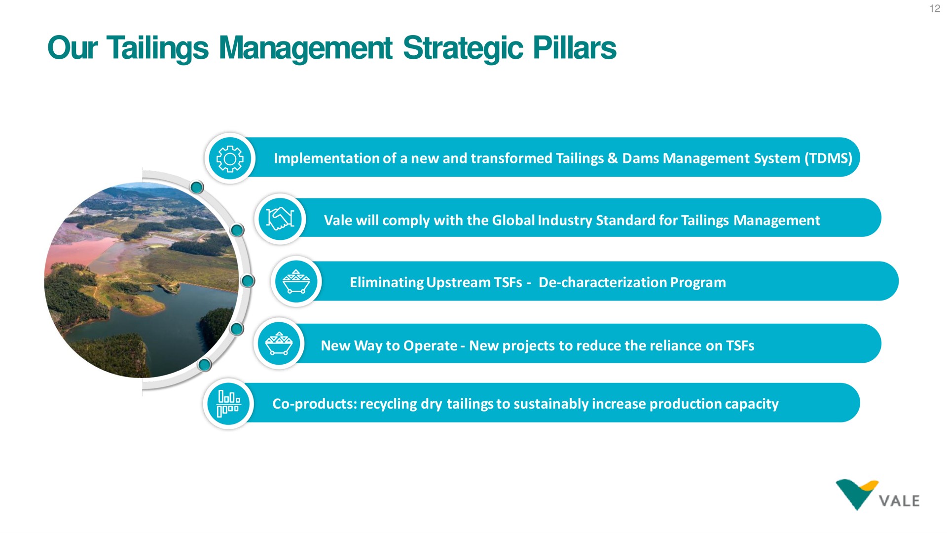 our tailings management strategic pillars | Vale