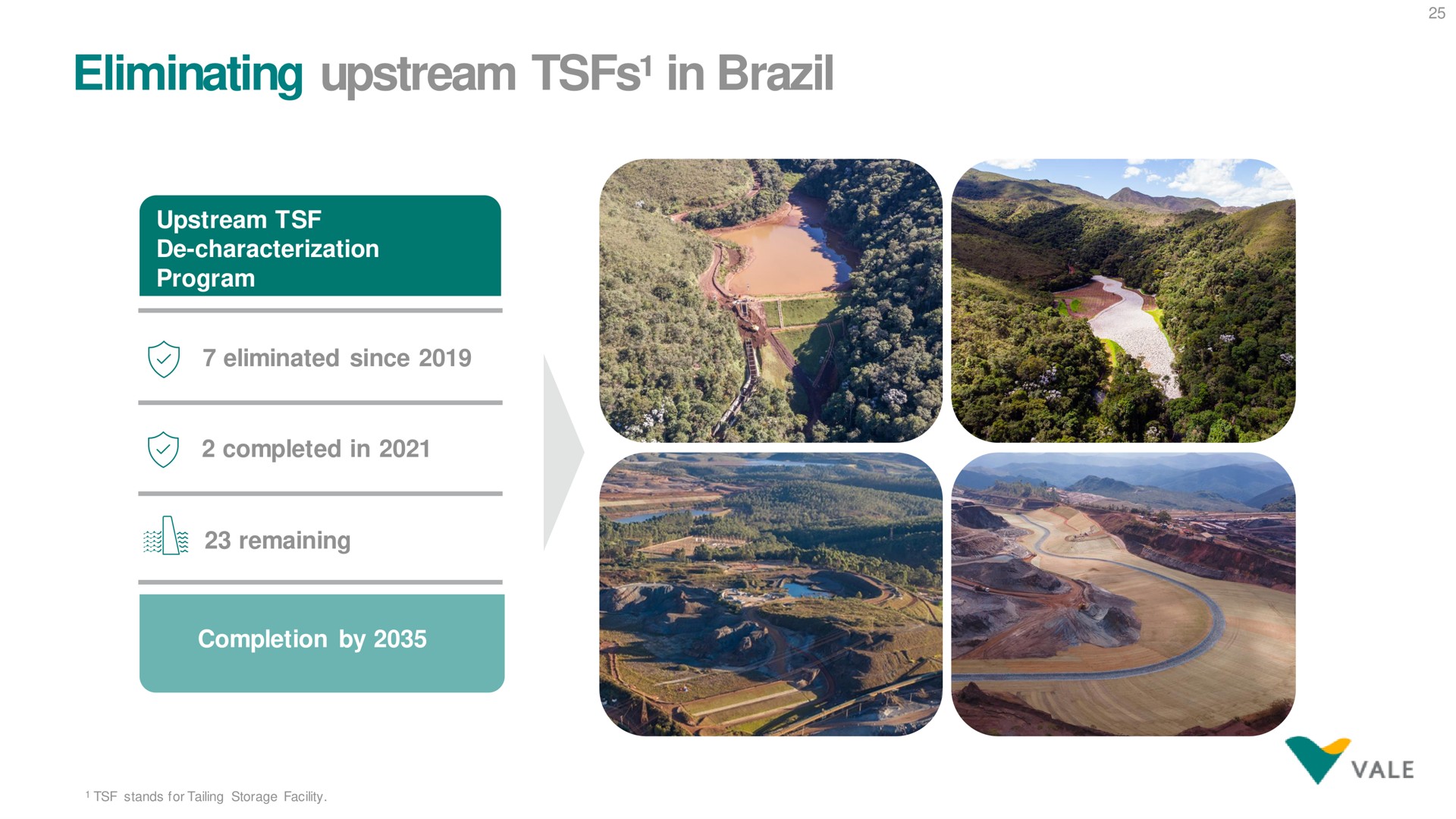 eliminating upstream in brazil | Vale