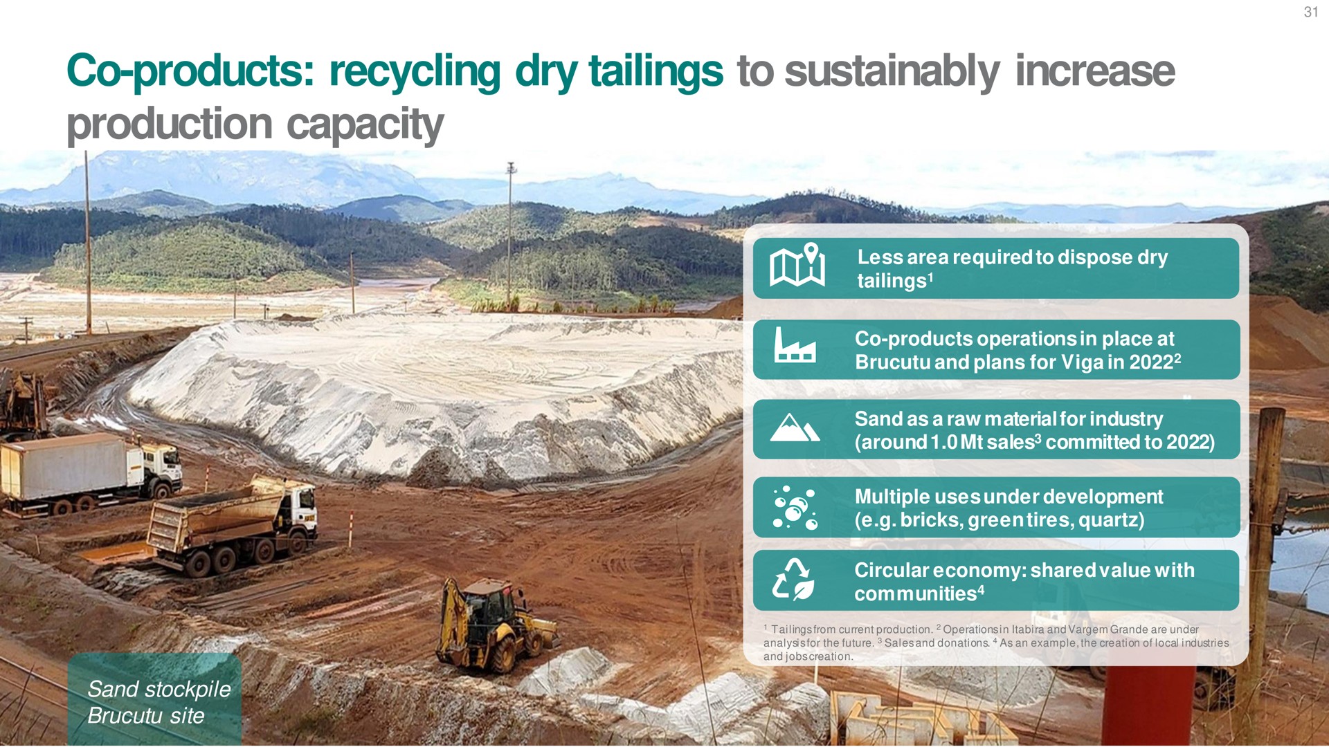 products recycling dry tailings to increase production capacity i | Vale