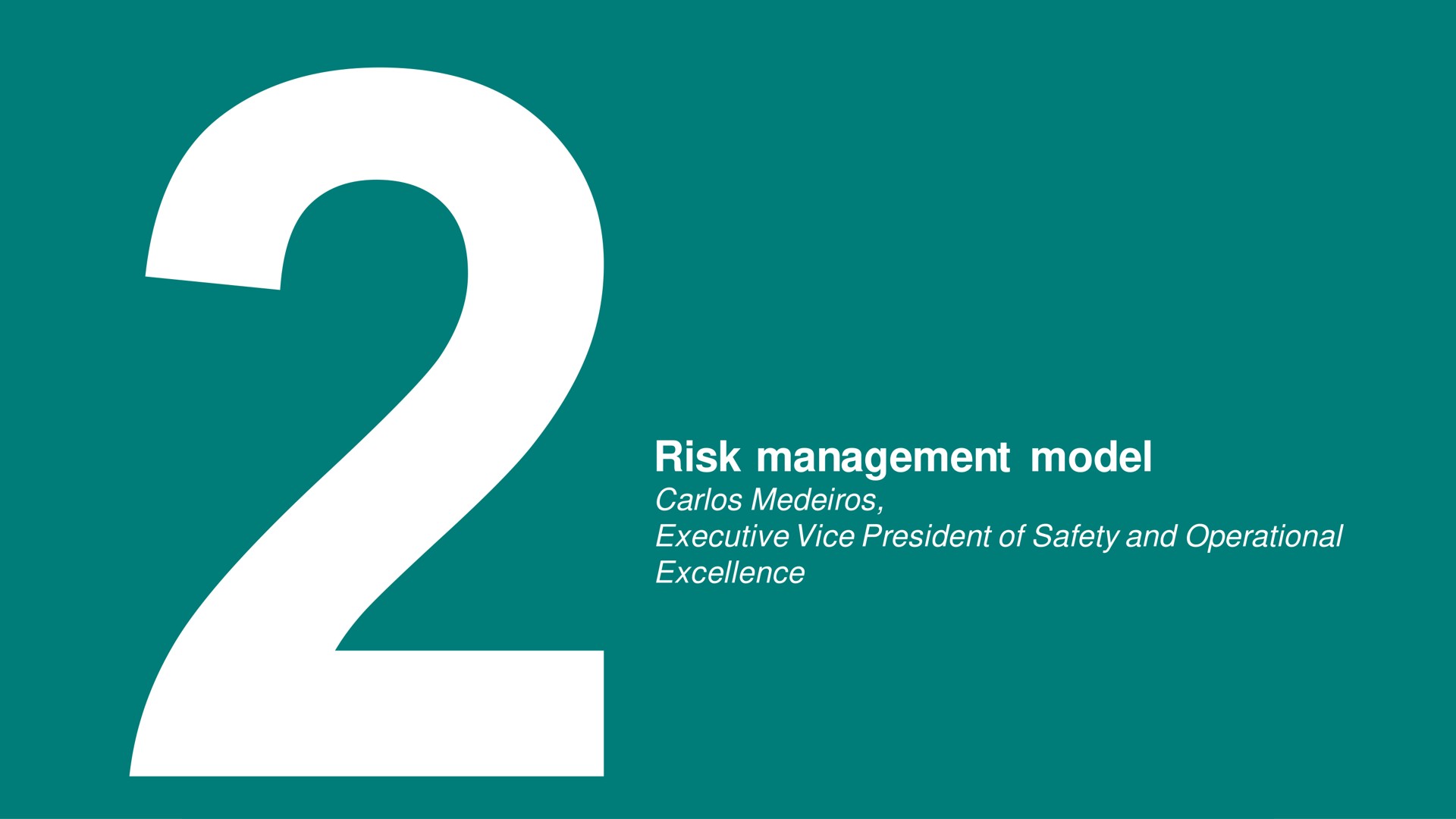 risk management model | Vale
