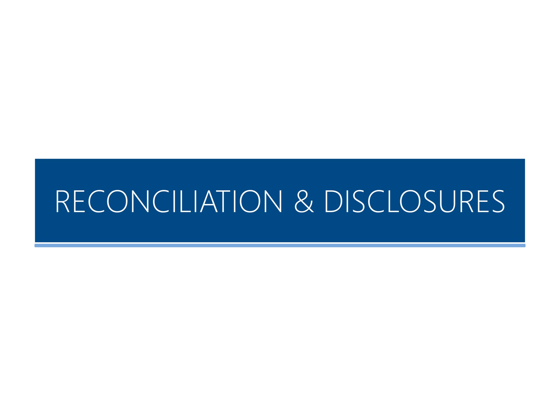 reconciliation disclosures | Carlyle