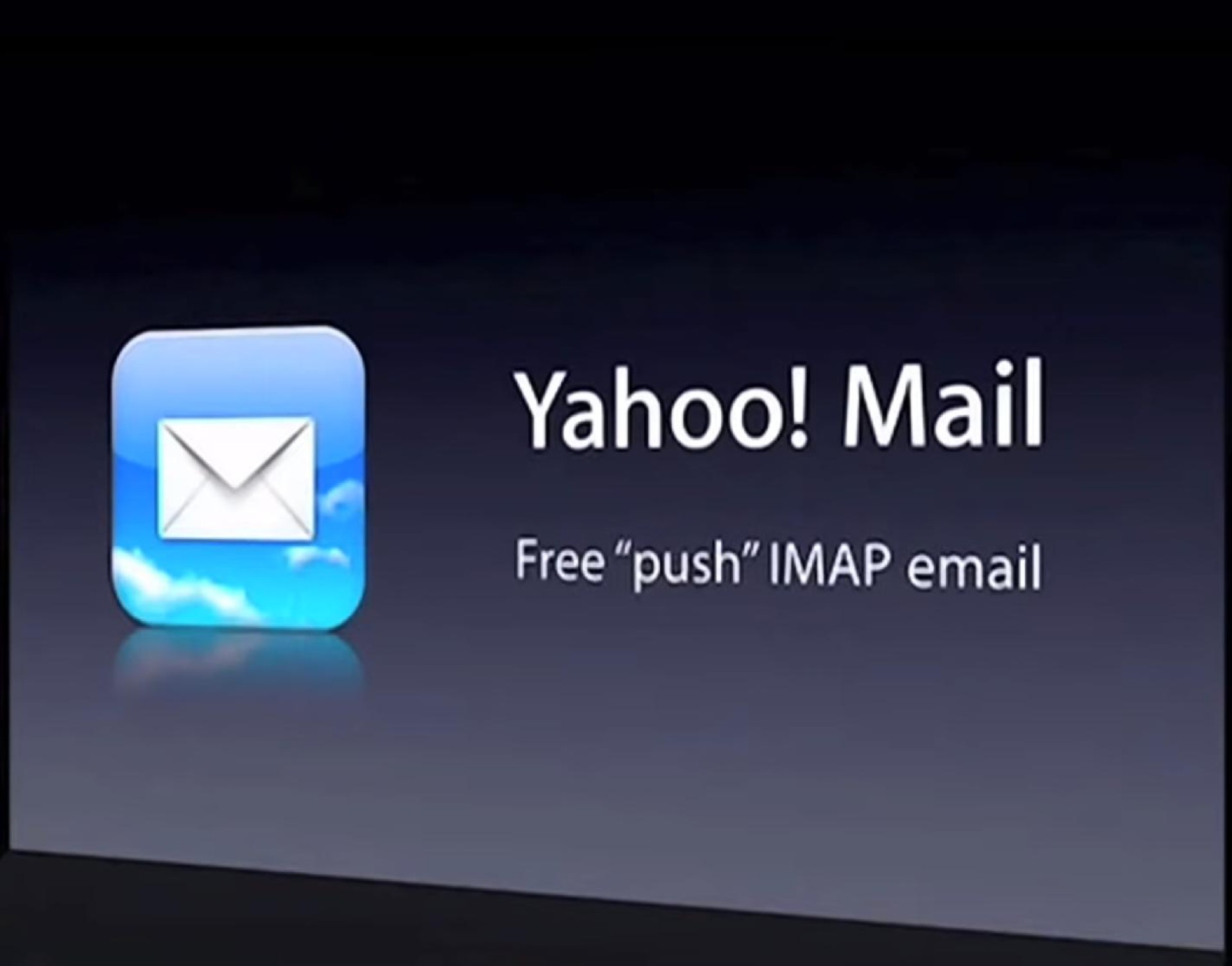 yahoo mail free push | Apple