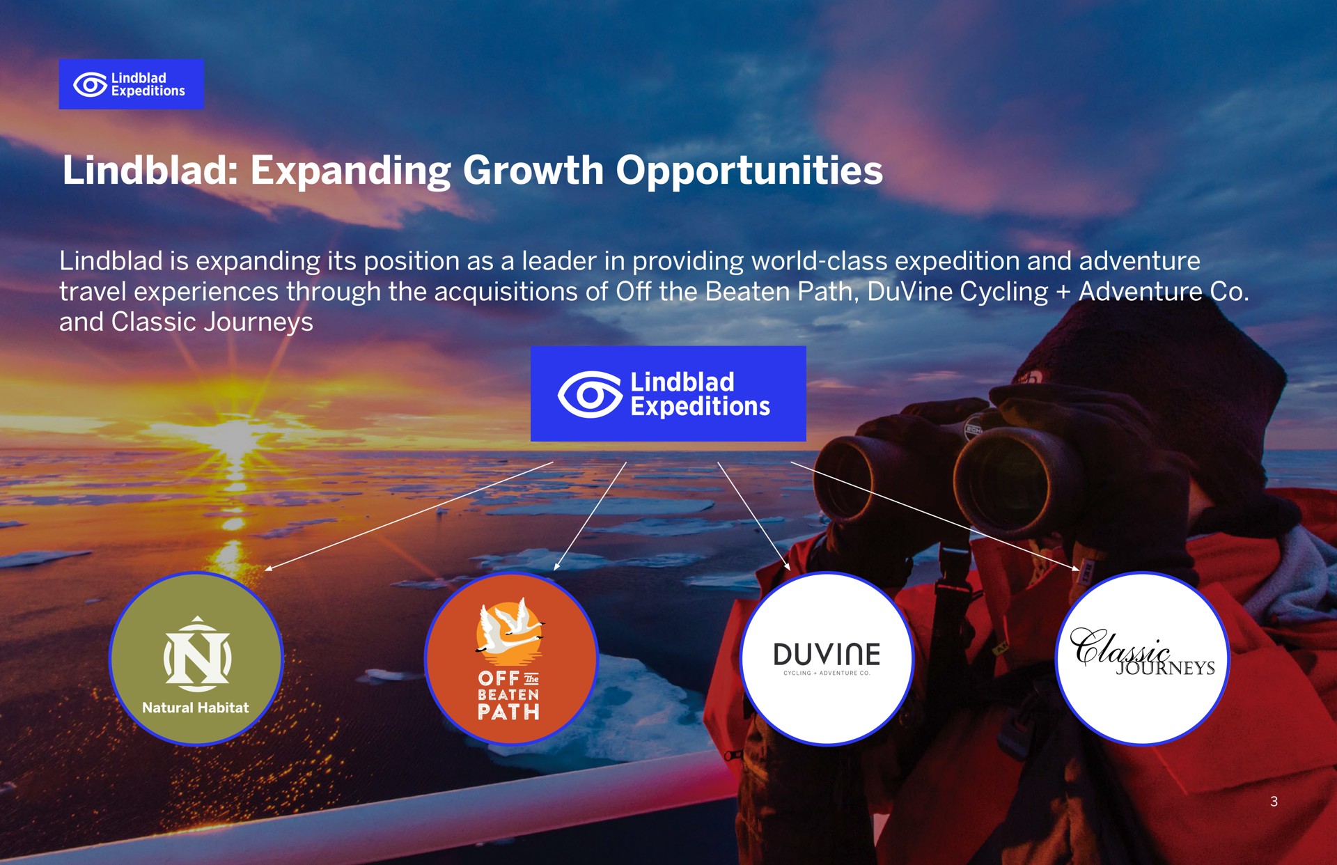 expanding growth opportunities a be | Lindblad