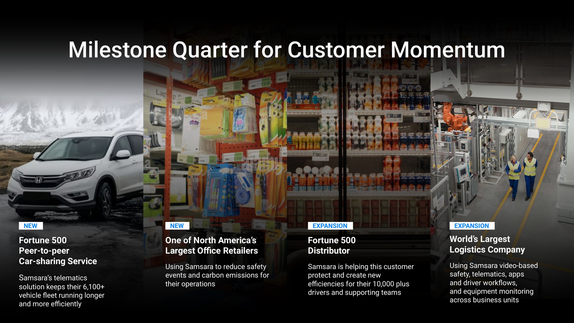 milestone quarter for customer momentum | Samsara