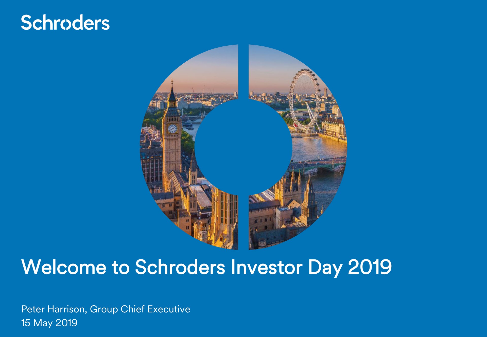 welcome to investor day | Schroders
