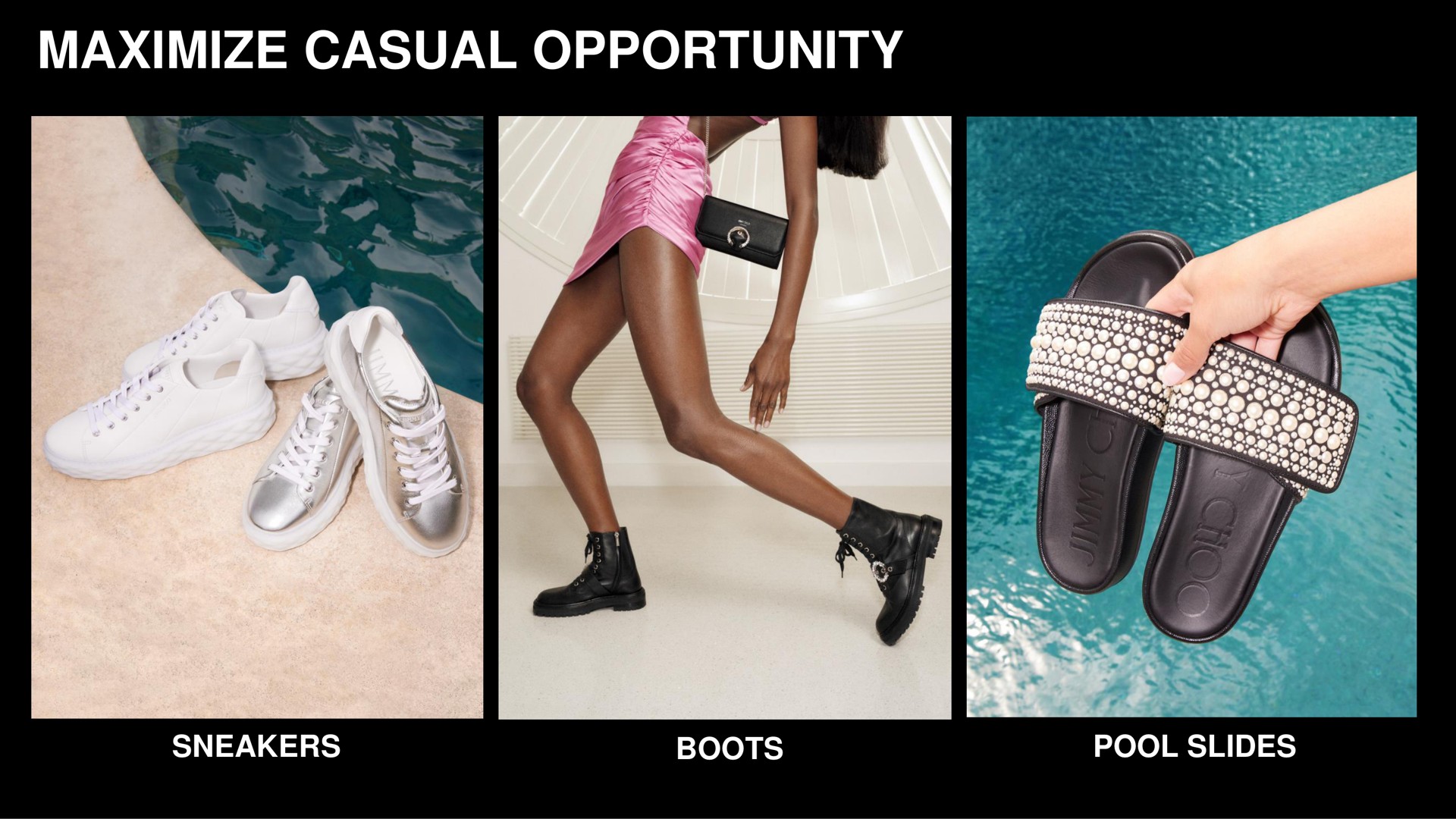 maximize casual opportunity sneakers boots pool slides | Capri Holdings